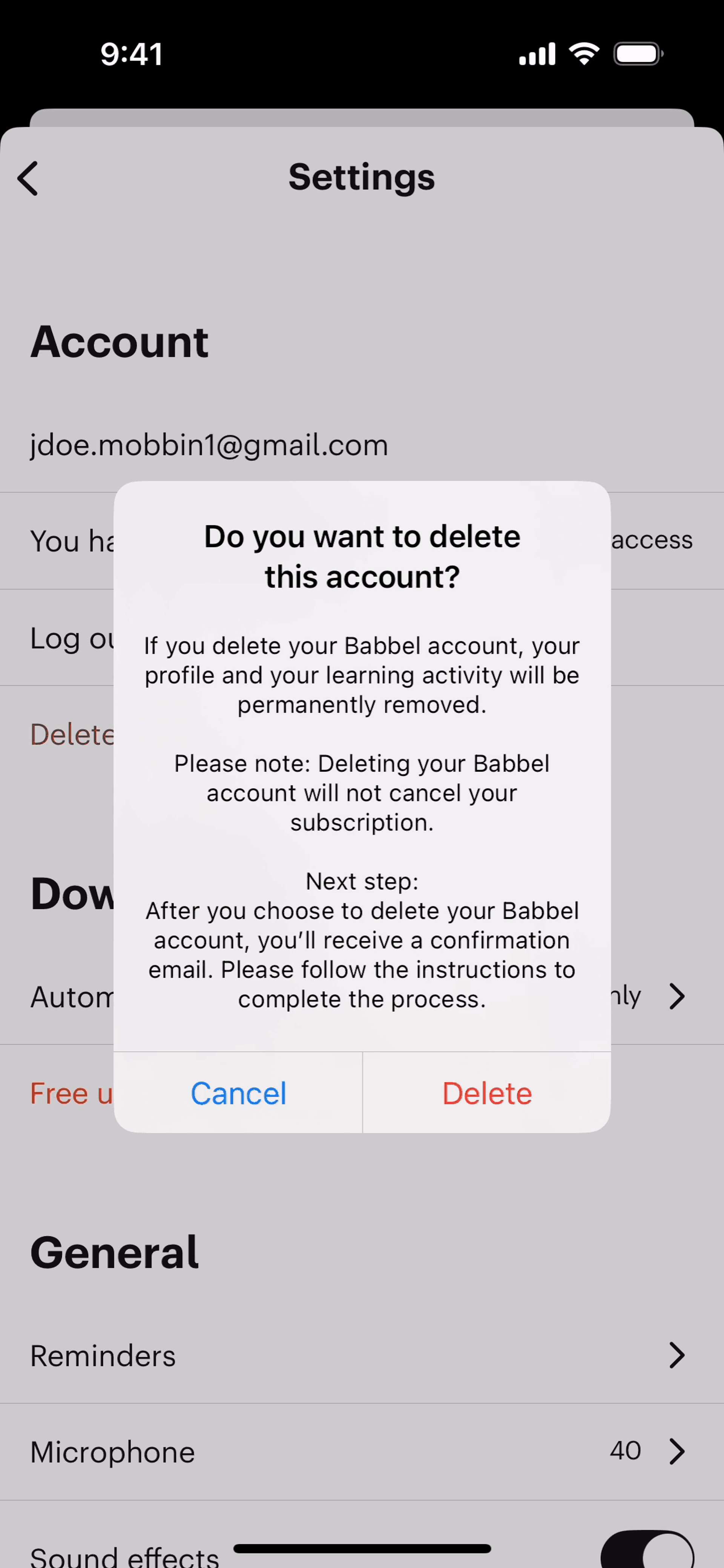 Babbel iOS Education interface screenshot 24