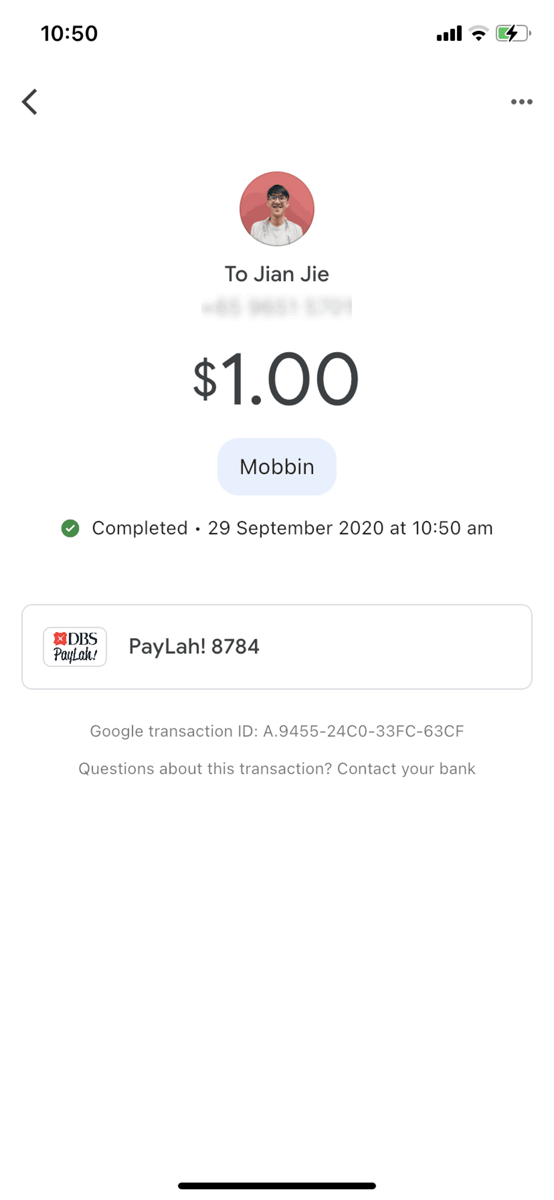 Google Pay iOS Finance interface screenshot 21