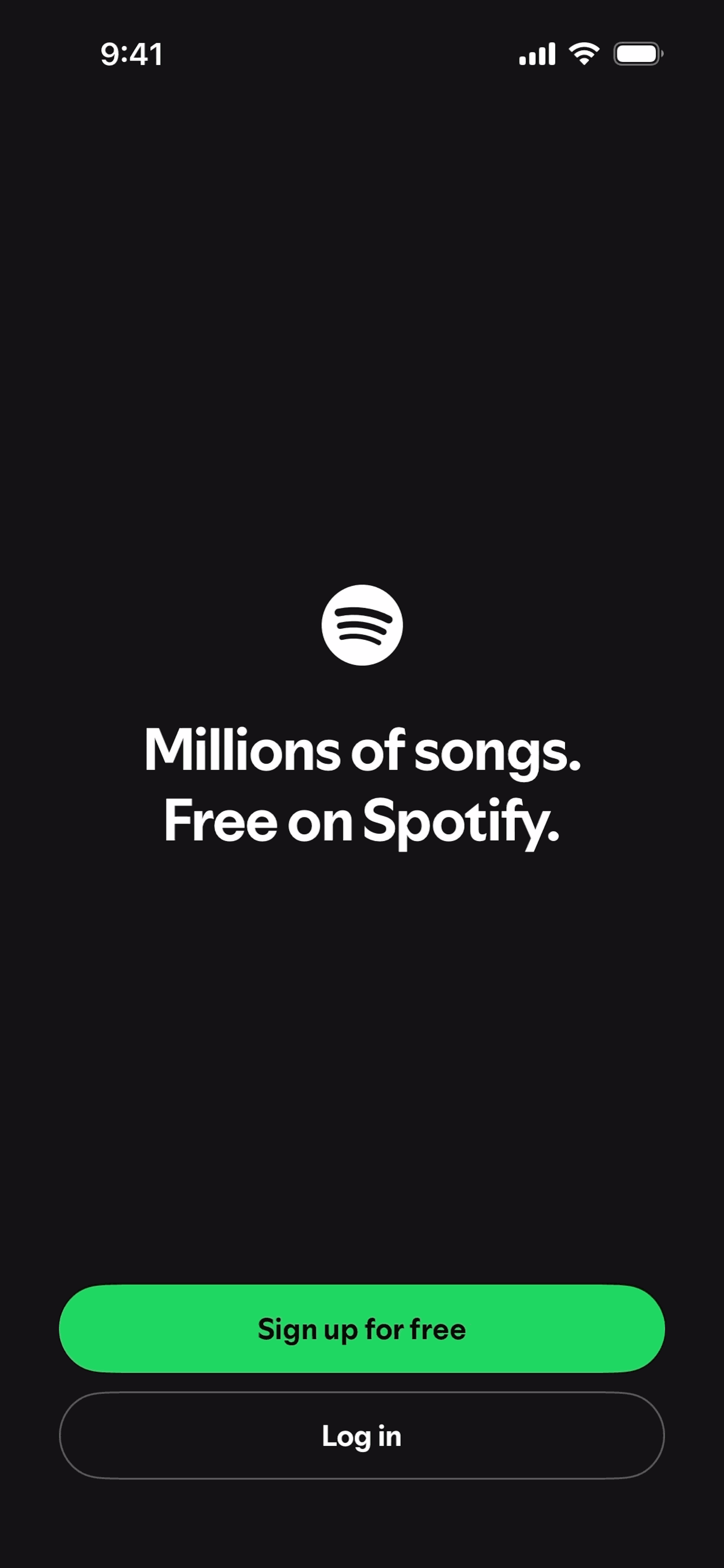 Spotify iOS Music & Audio interface screenshot 7