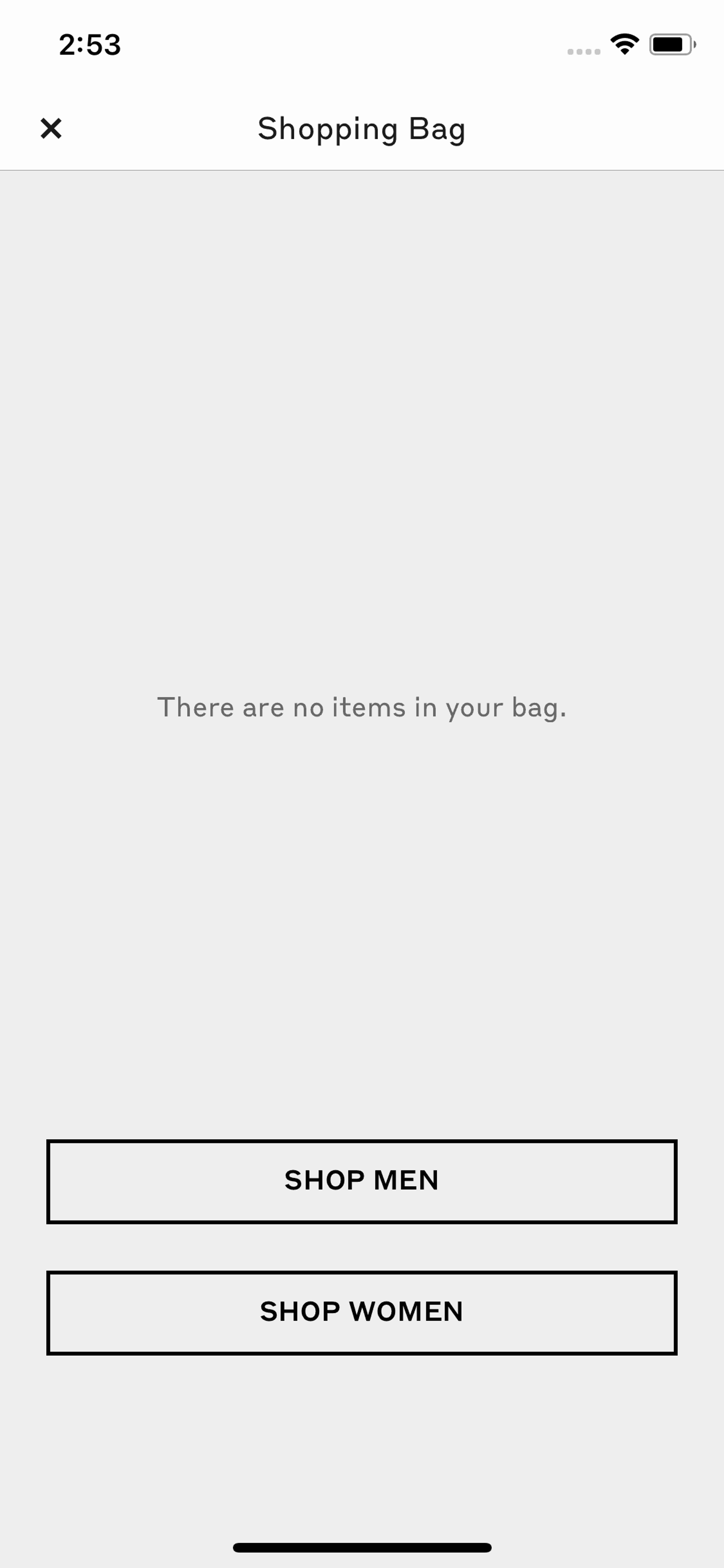 Burberry iOS Shopping interface screenshot 17