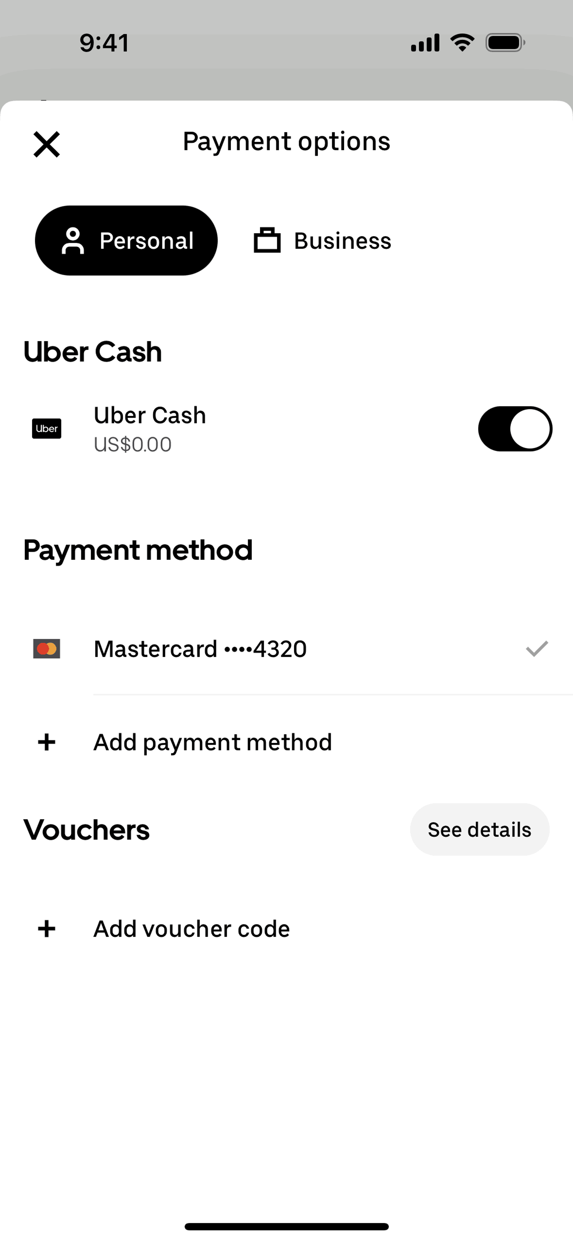 Uber Eats iOS Food & Drink interface screenshot 19