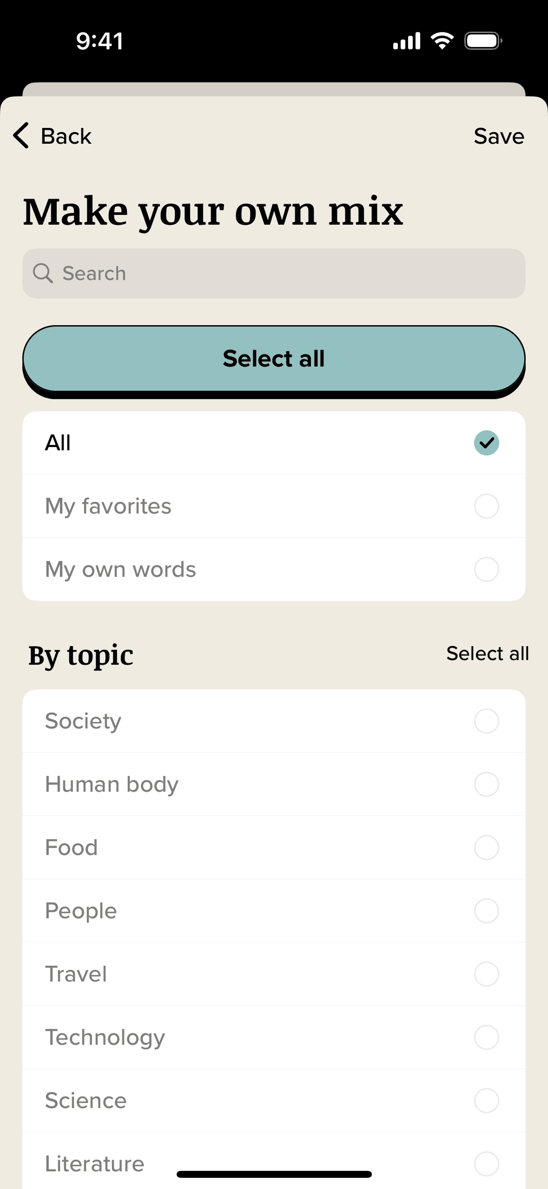 Vocabulary iOS Education interface screenshot 22