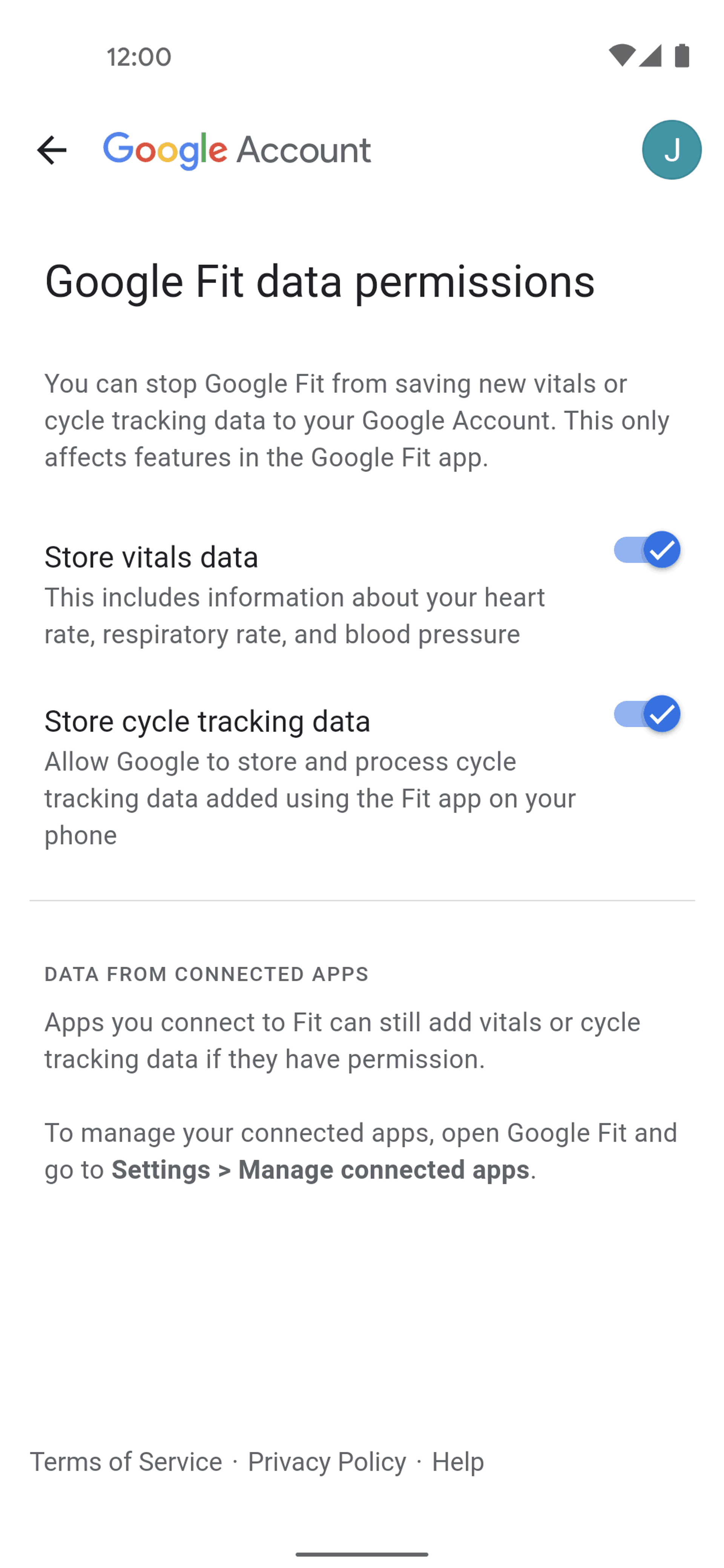 Google Fit Android Health & Fitness interface screenshot 21