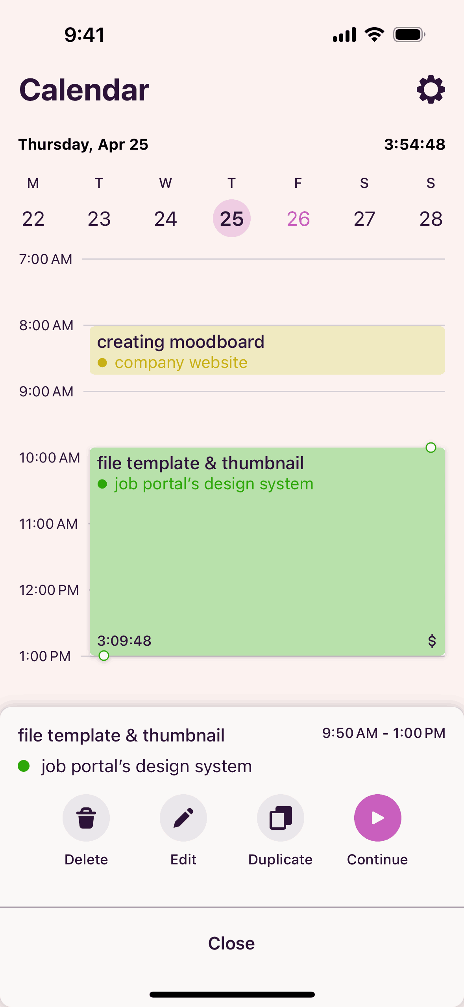 Toggl Track iOS Business interface screenshot 8