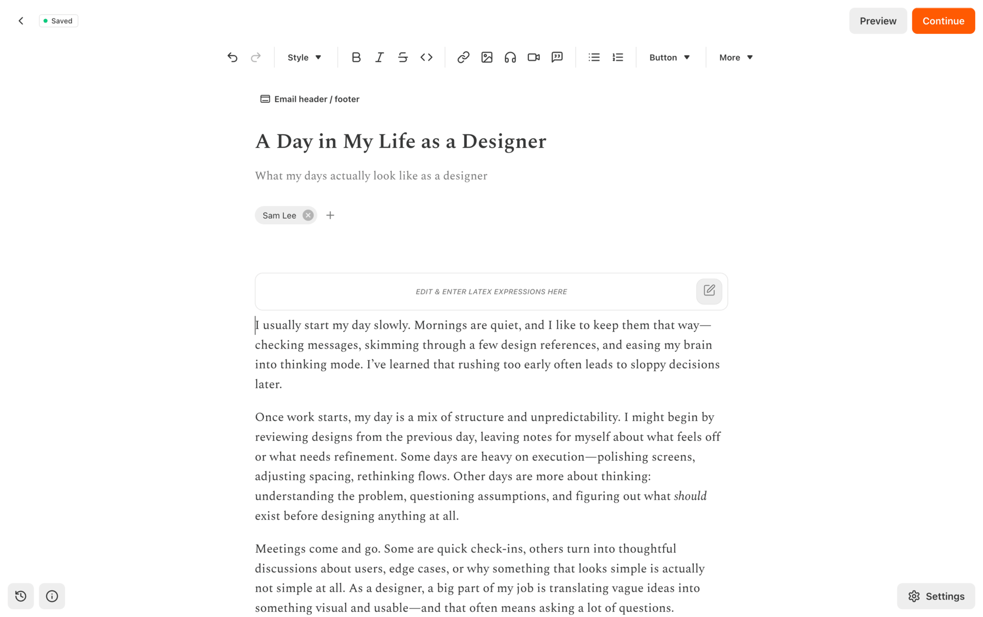 Substack Web News interface screenshot 5
