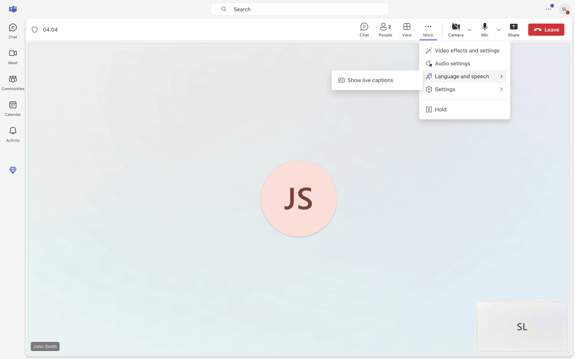 Microsoft Teams Web Business interface screenshot 9