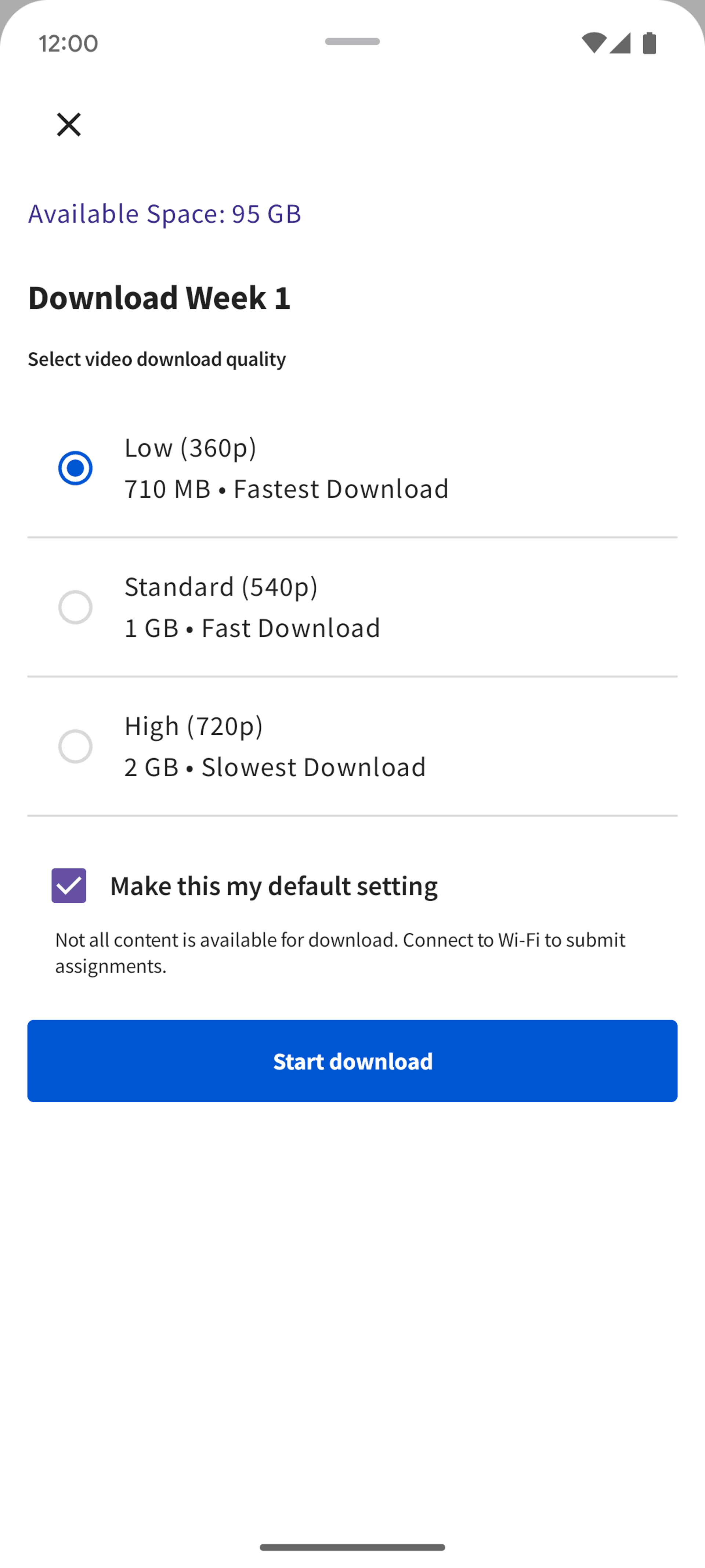 Coursera Android Education interface screenshot 16
