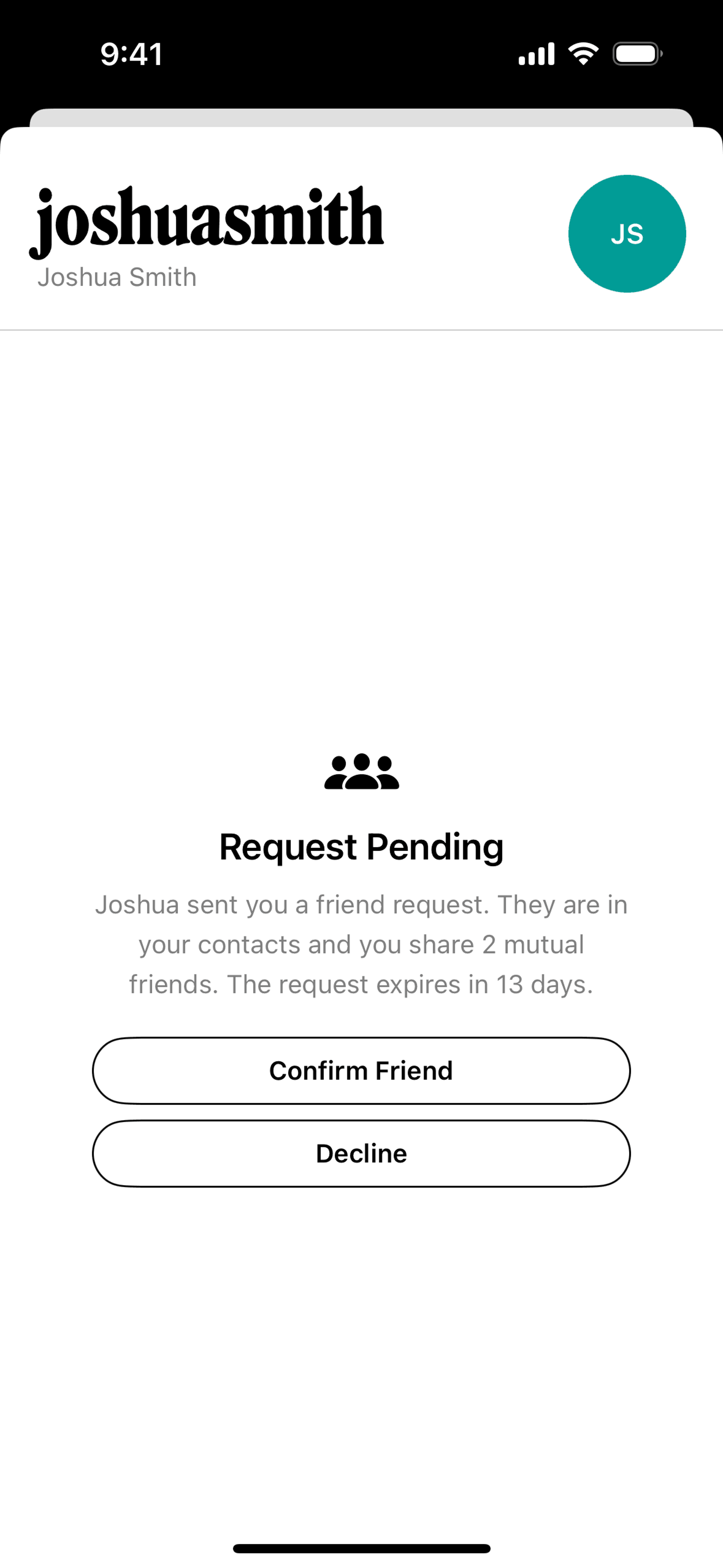Retro iOS Social Networking interface screenshot 24