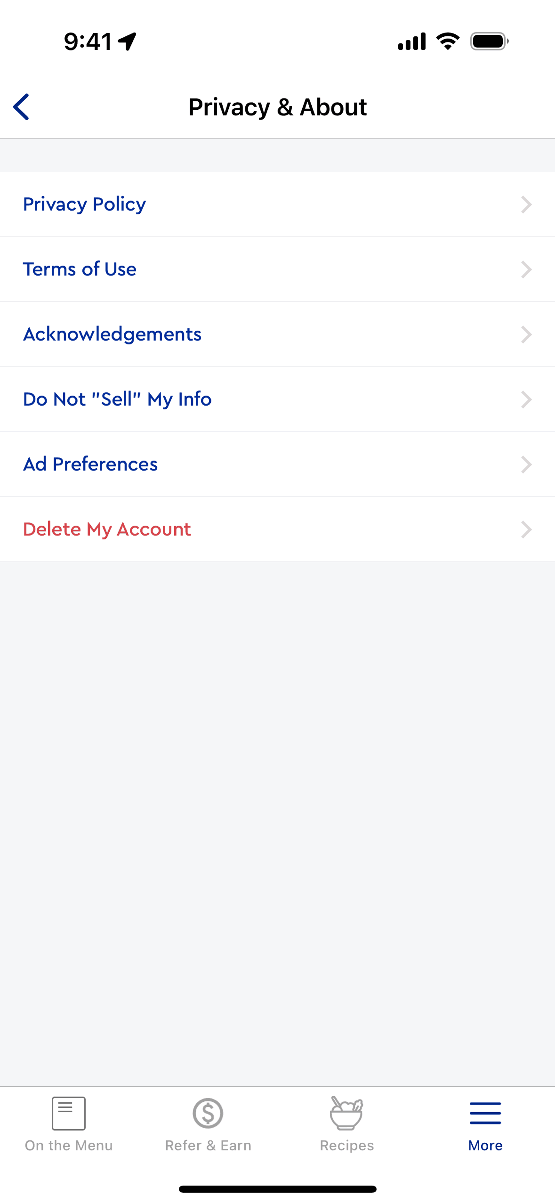Blue Apron iOS Shopping interface screenshot 7