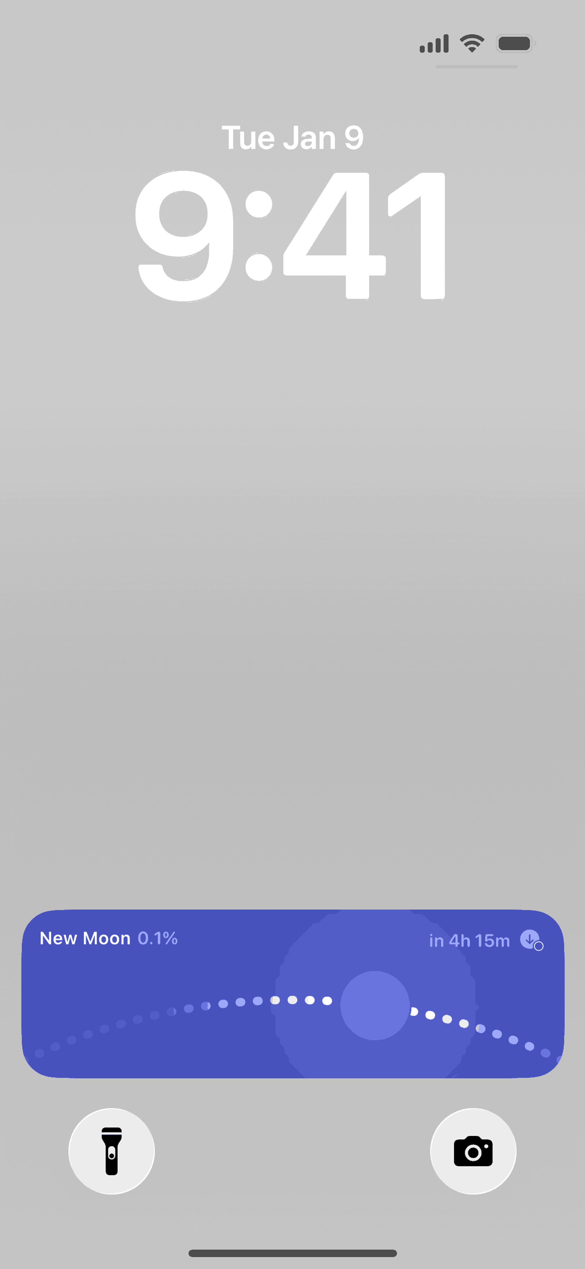 Moonlitt iOS night interface screenshot 3
