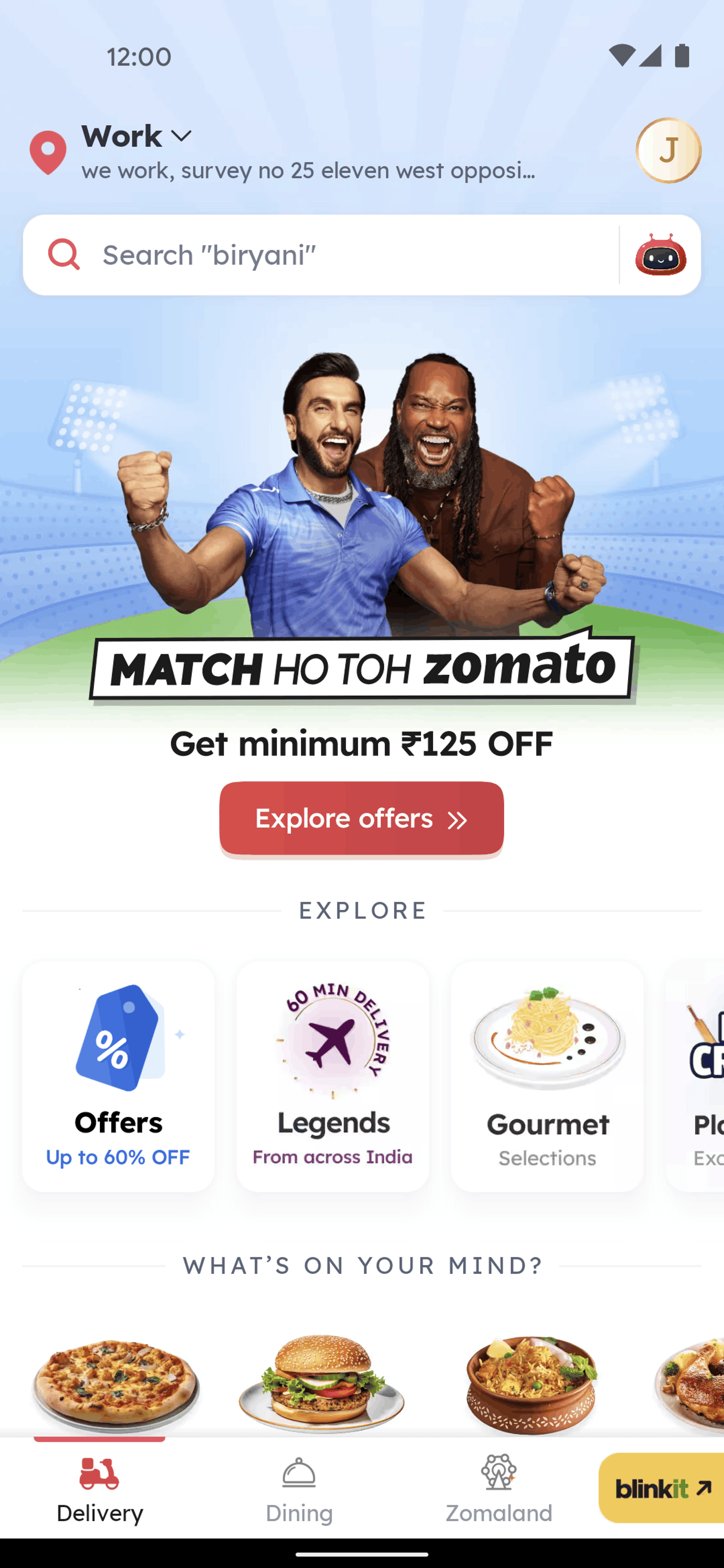 Zomato Android Food & Drink interface screenshot 3