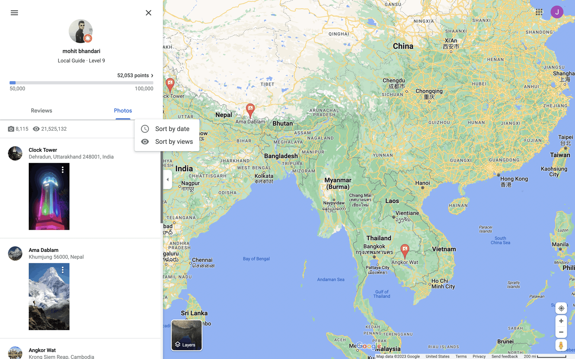 Google Maps Web Maps & Navigation interface screenshot 19