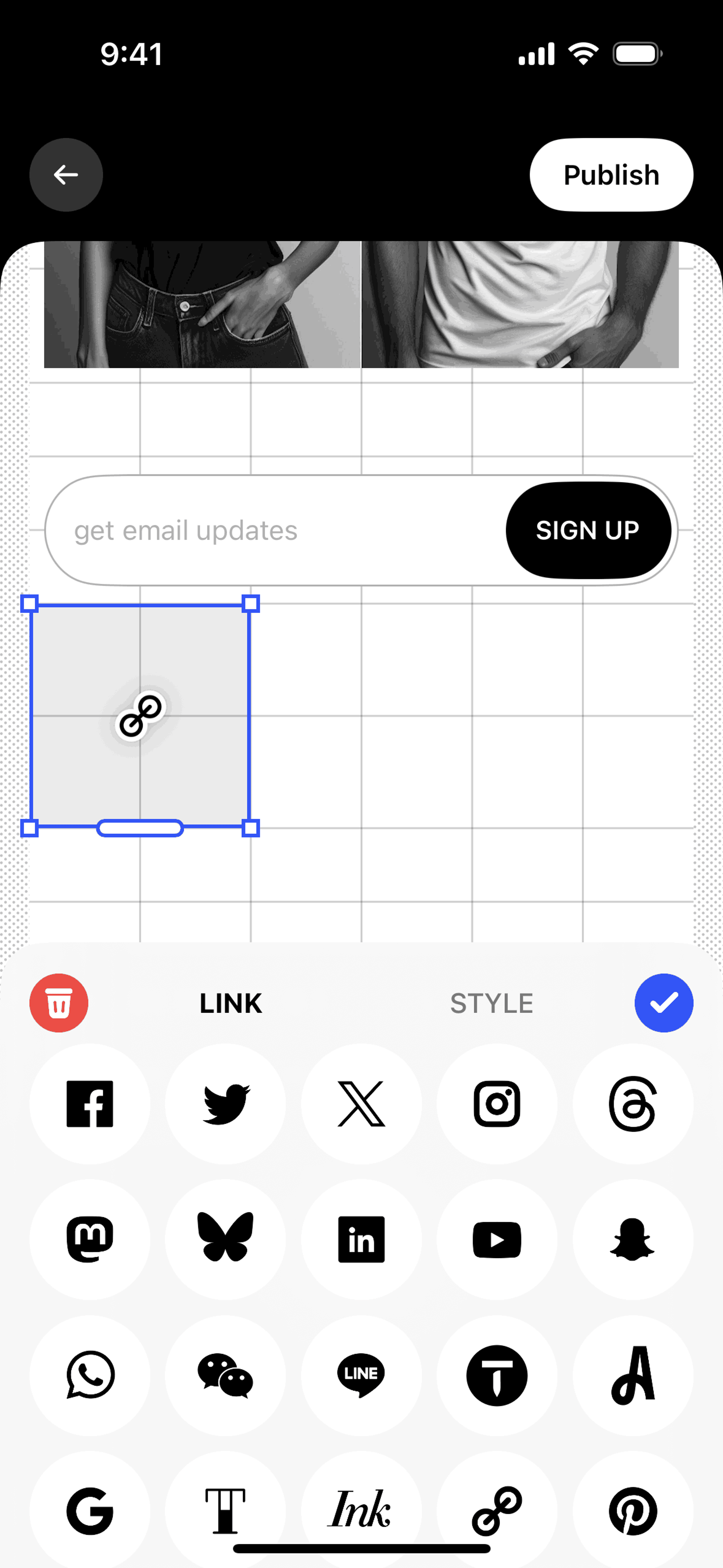 Universe iOS Productivity interface screenshot 14