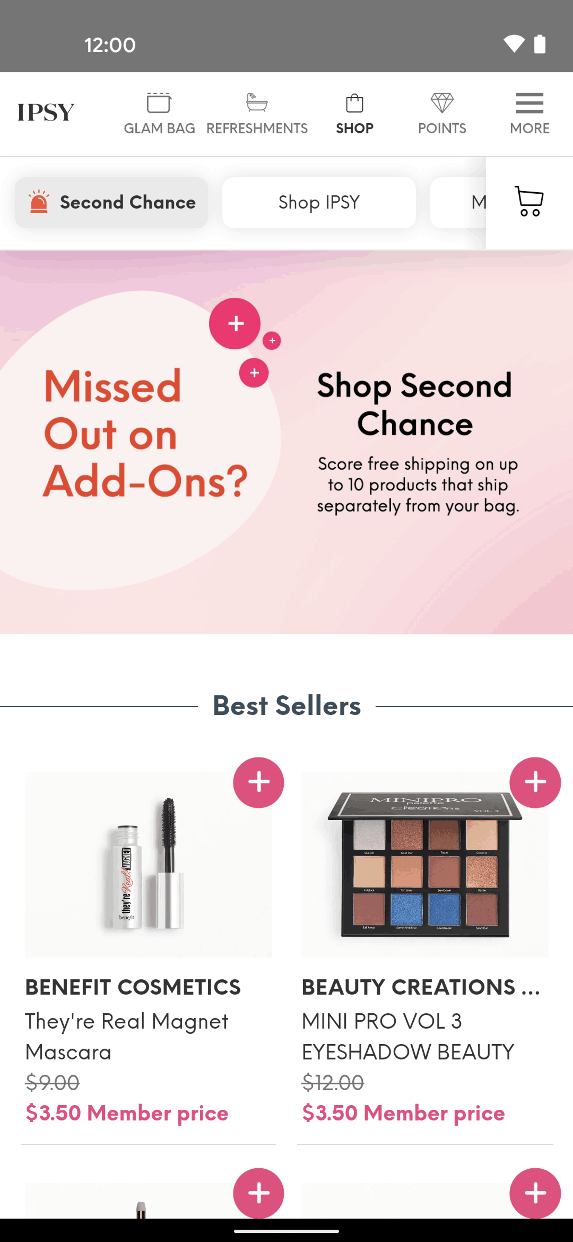 IPSY Android Shopping interface screenshot 23