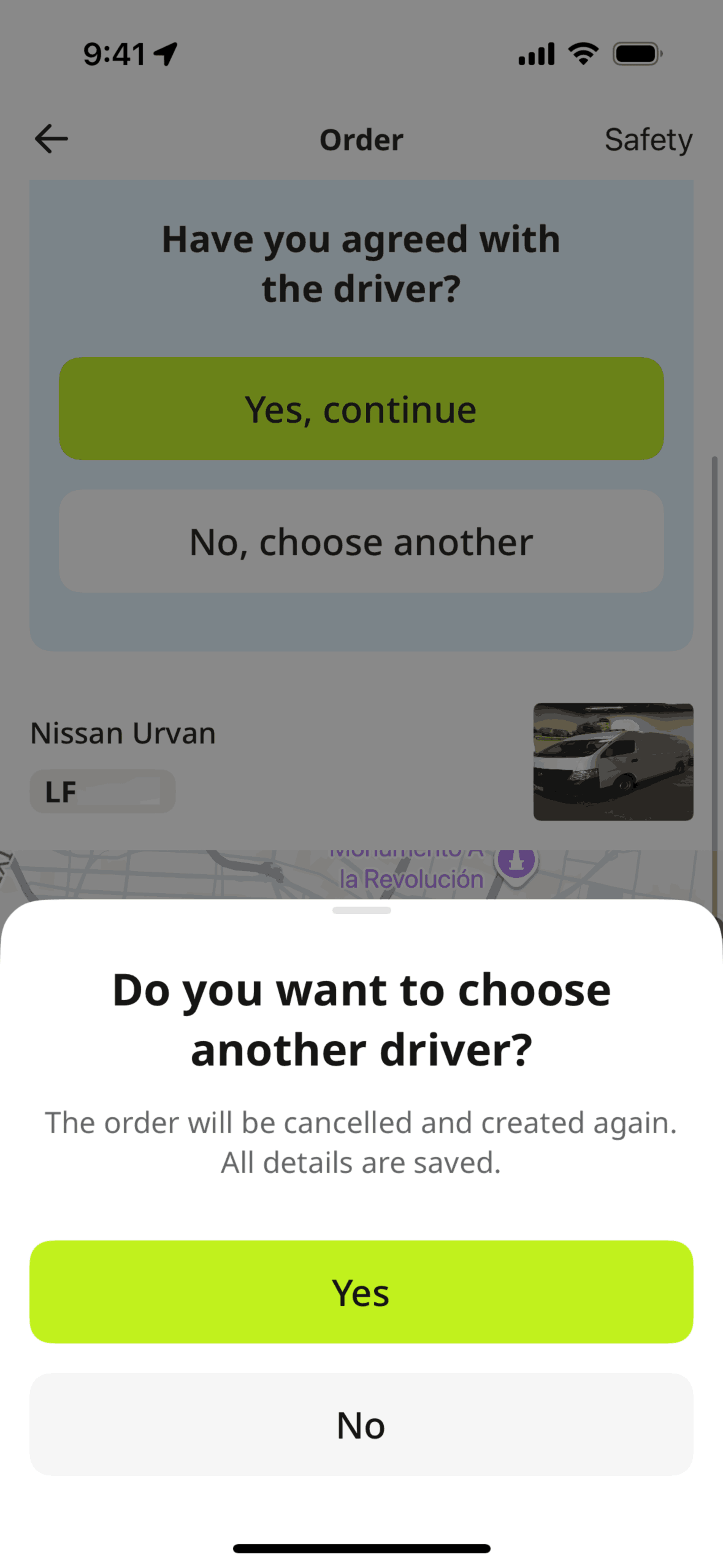 inDrive iOS Travel & Transportation interface screenshot 8