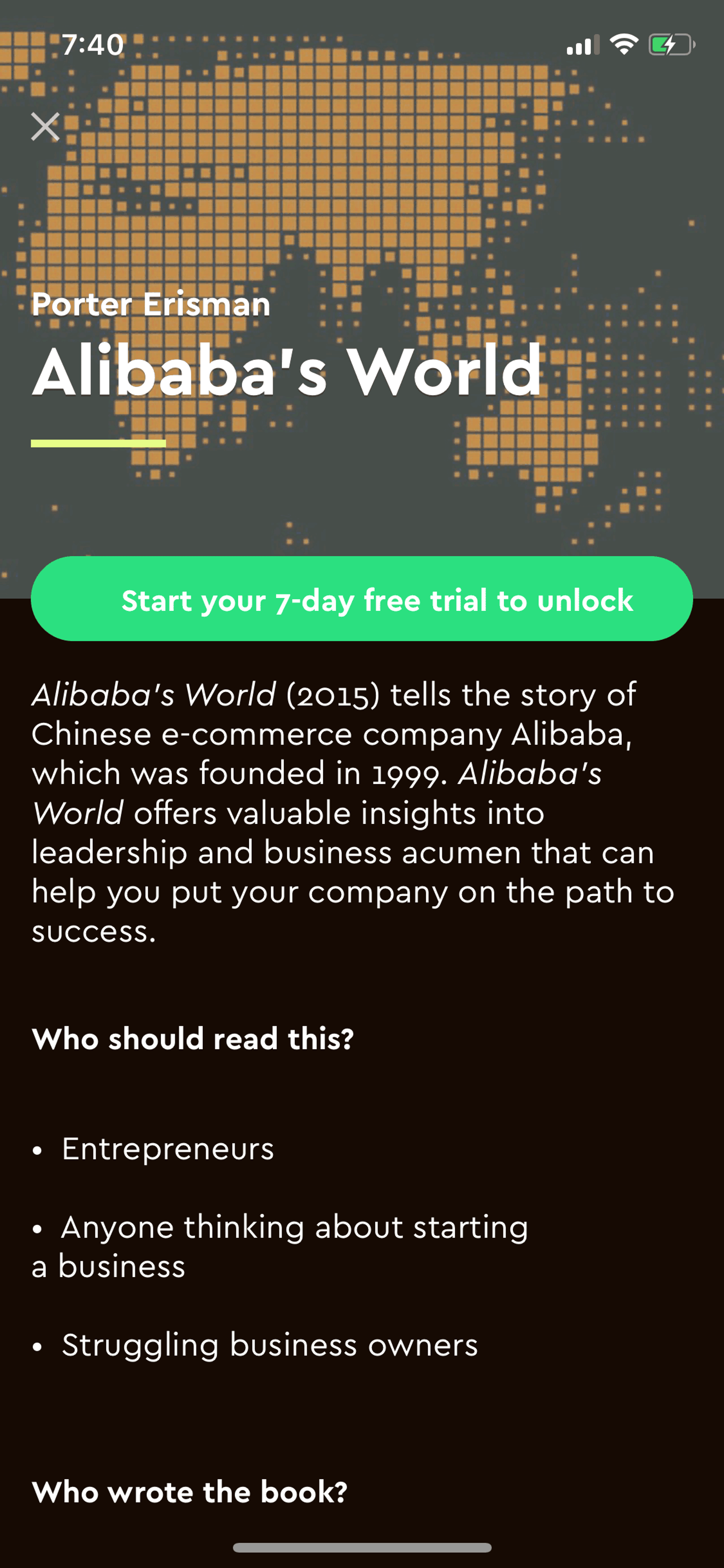 Blinkist iOS Education interface screenshot 17