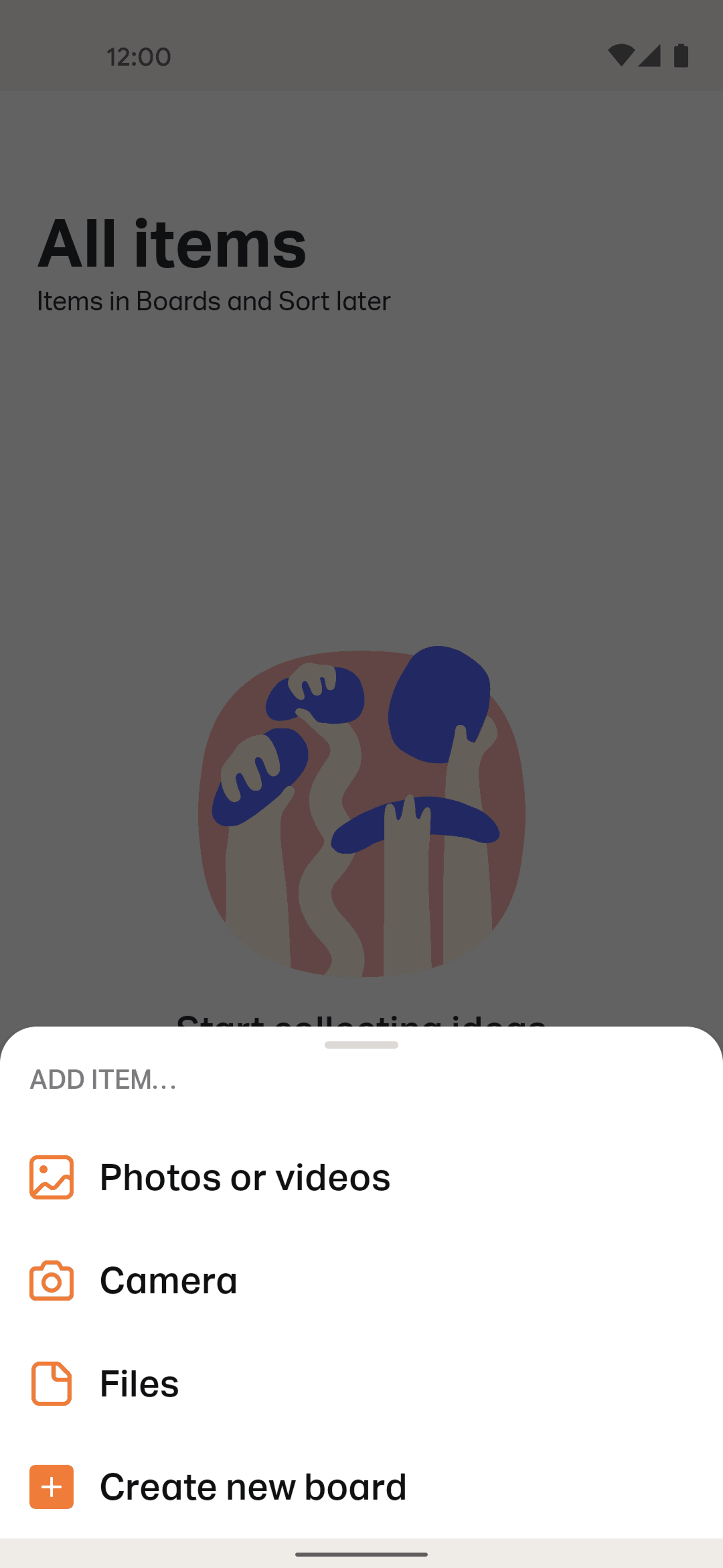 Collect Android Productivity interface screenshot 7