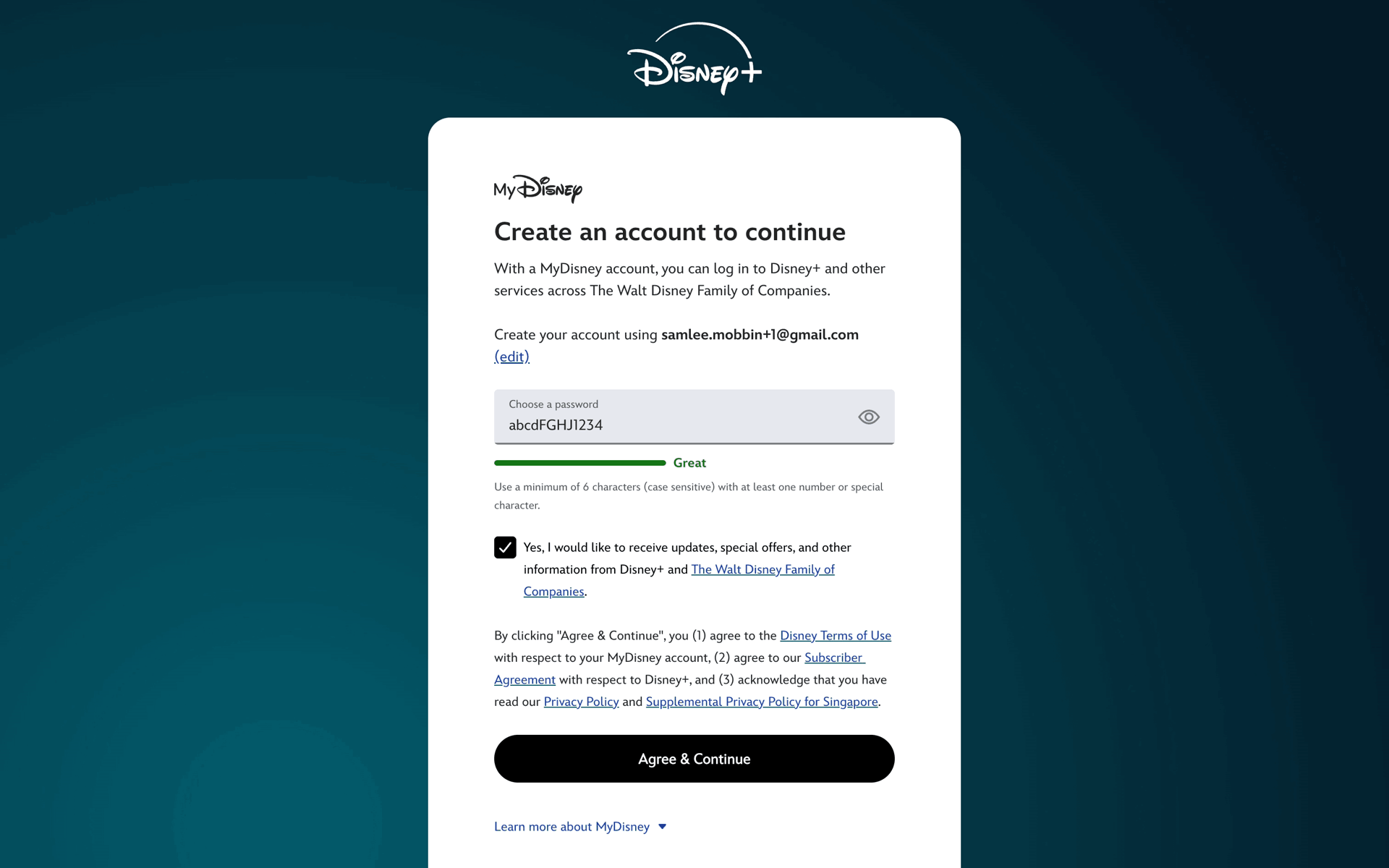 Disney+ Web Entertainment interface screenshot 11