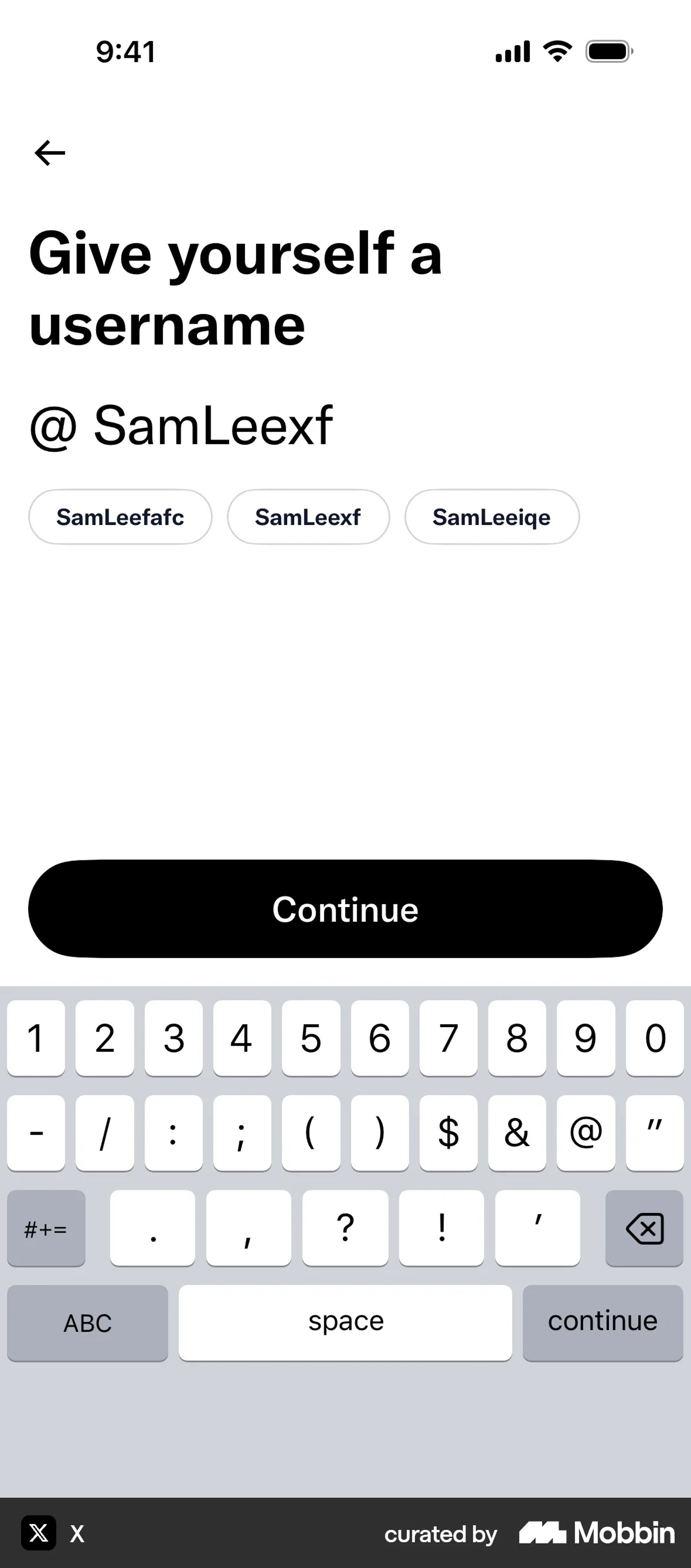 Onboarding on X (ios) screen 12