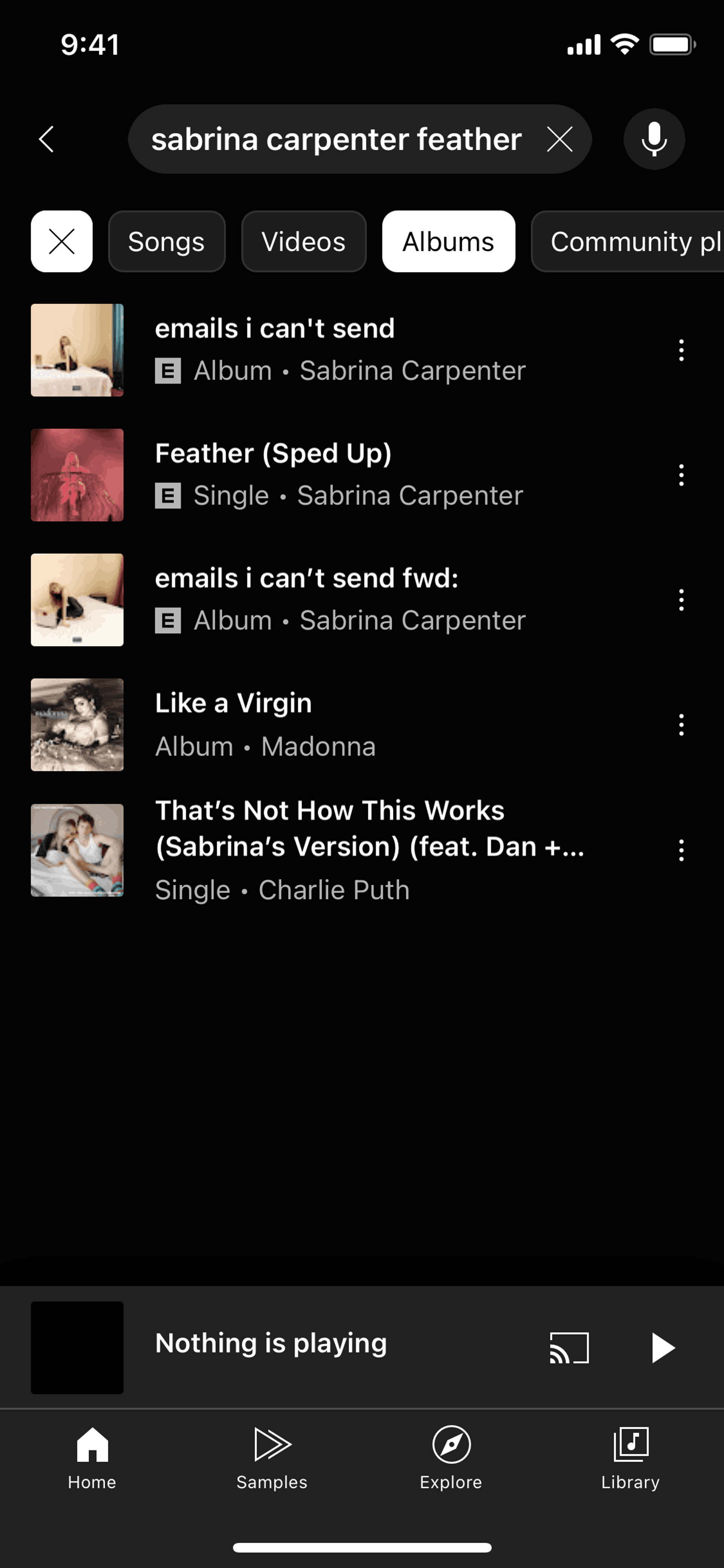 YouTube Music iOS Music & Audio interface screenshot 8
