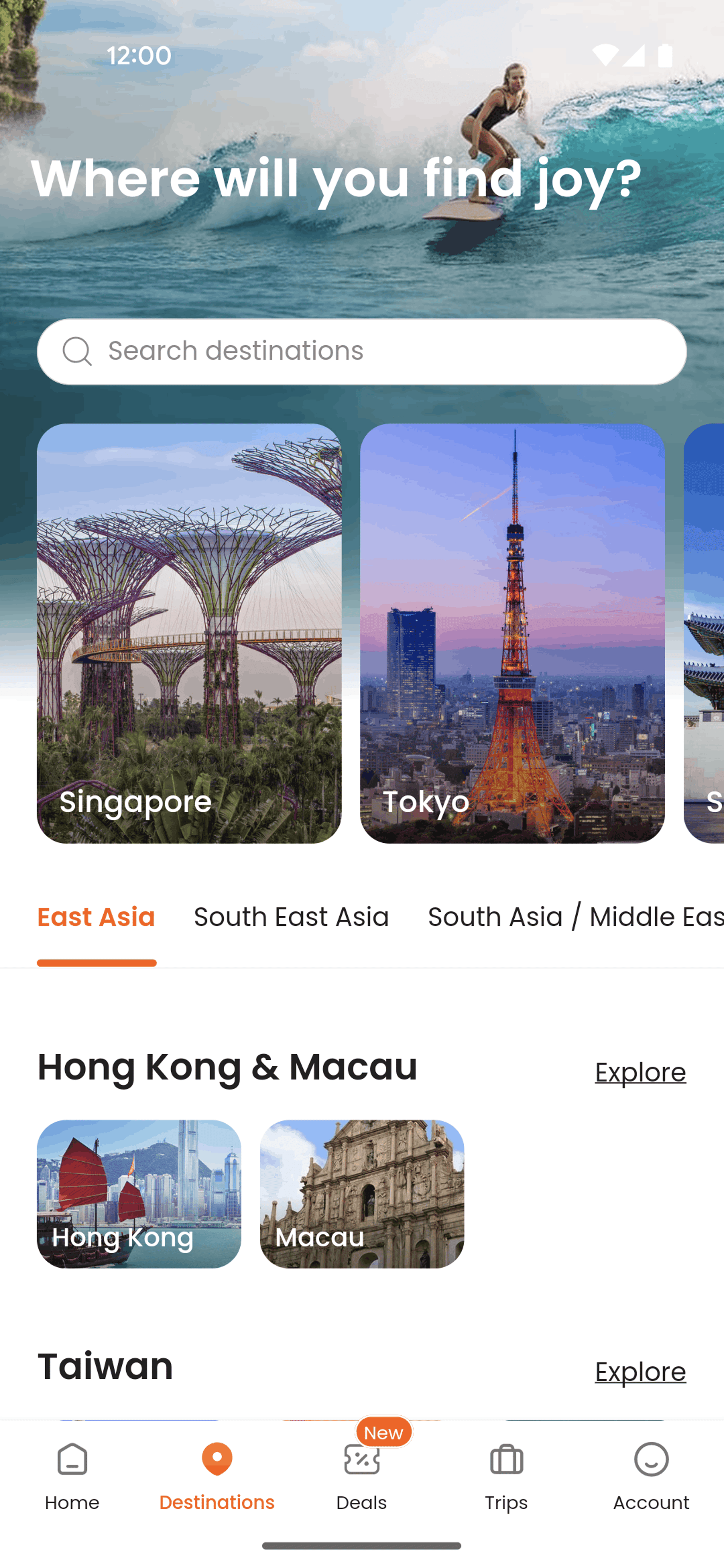 Klook Android Travel & Transportation interface screenshot 3