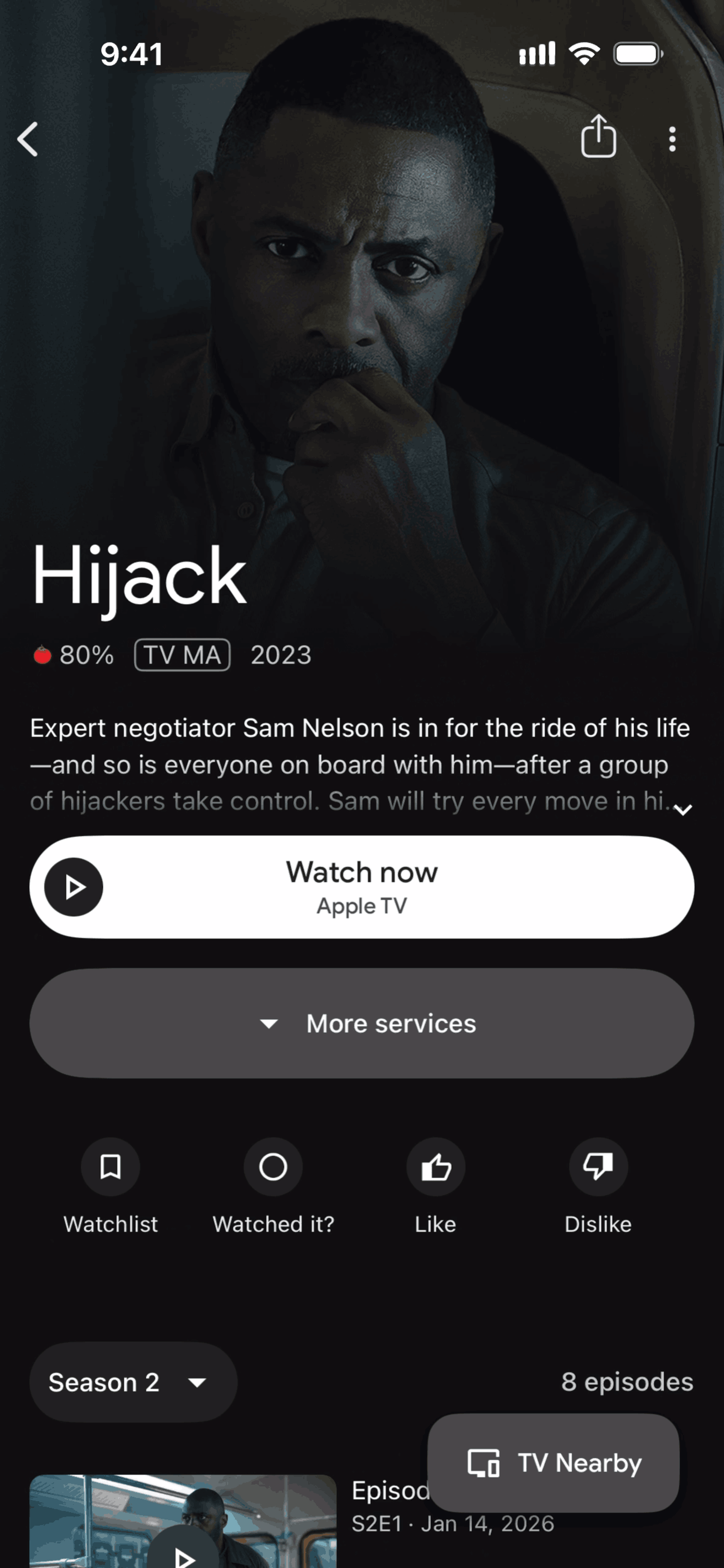 Google TV iOS Entertainment interface screenshot 22