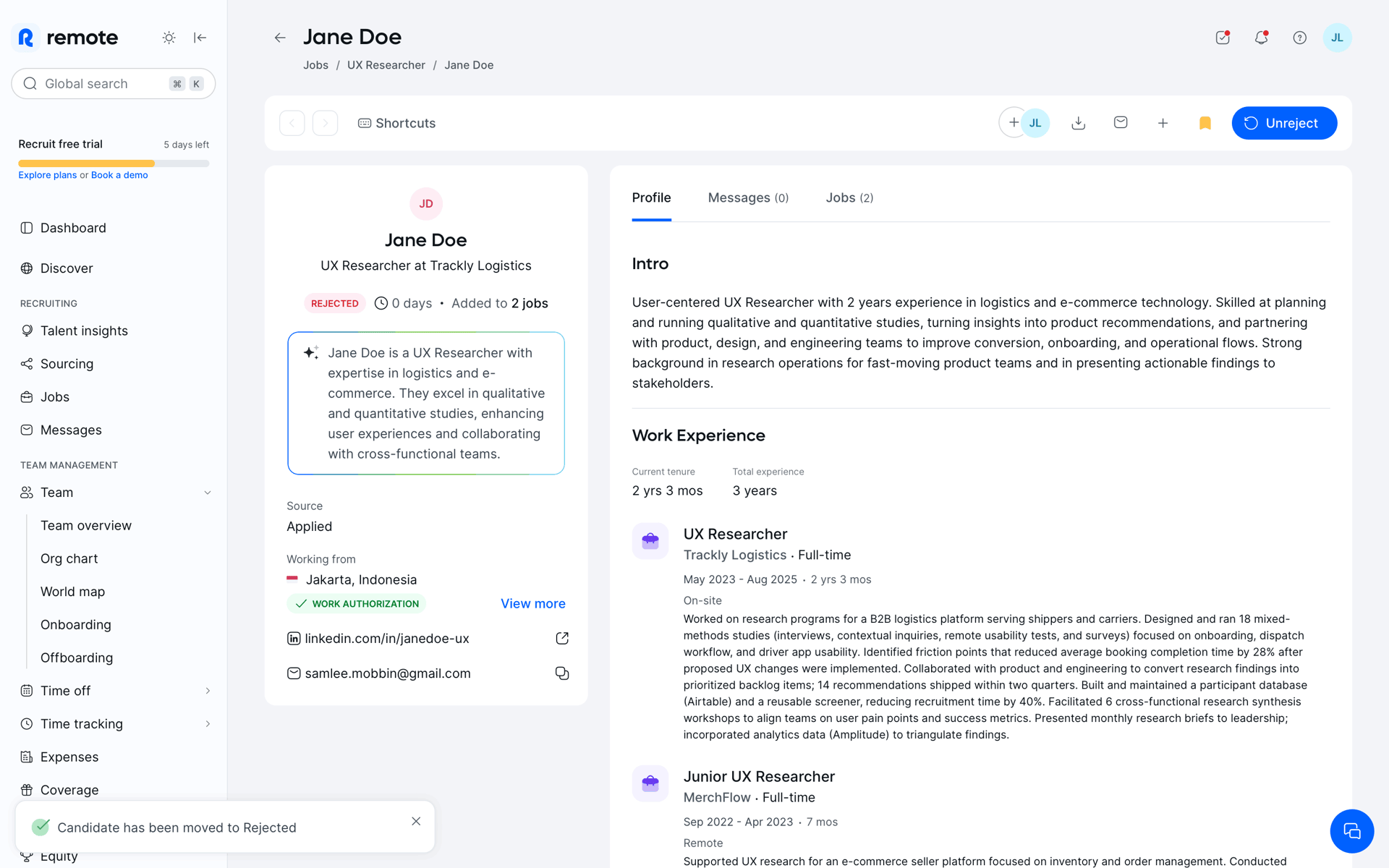 Remote Web Business interface screenshot 19