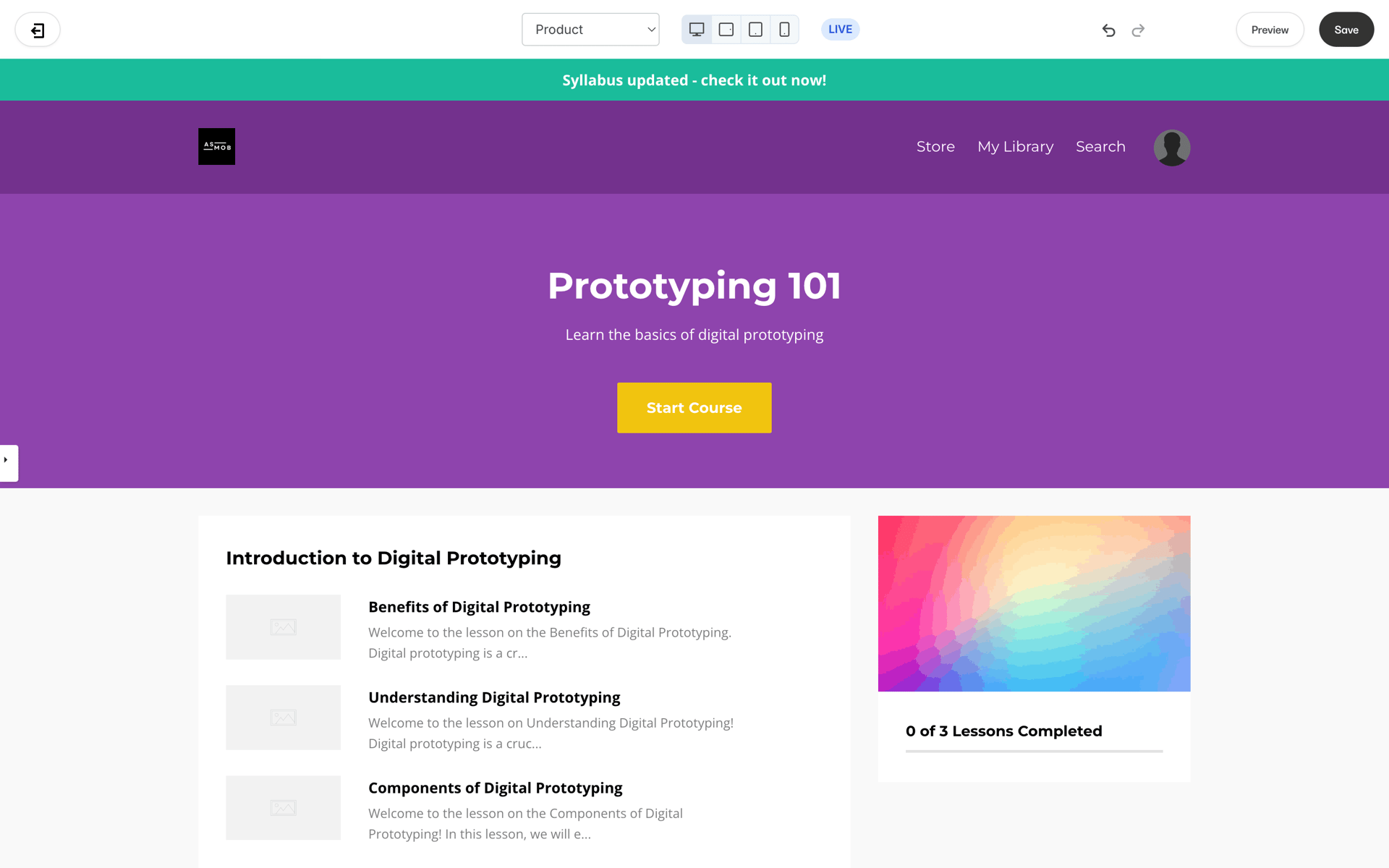 Kajabi Web Business interface screenshot 14