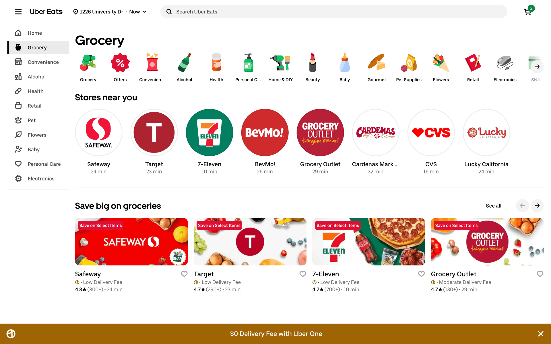 Uber Eats Web Food & Drink interface screenshot 10