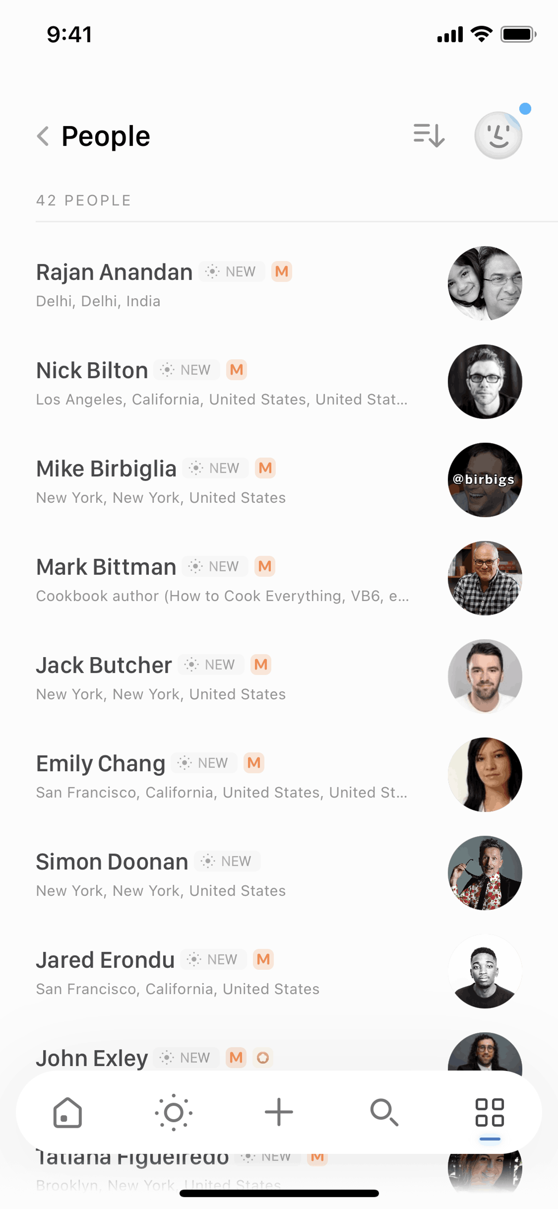 Clay iOS Productivity interface screenshot 7