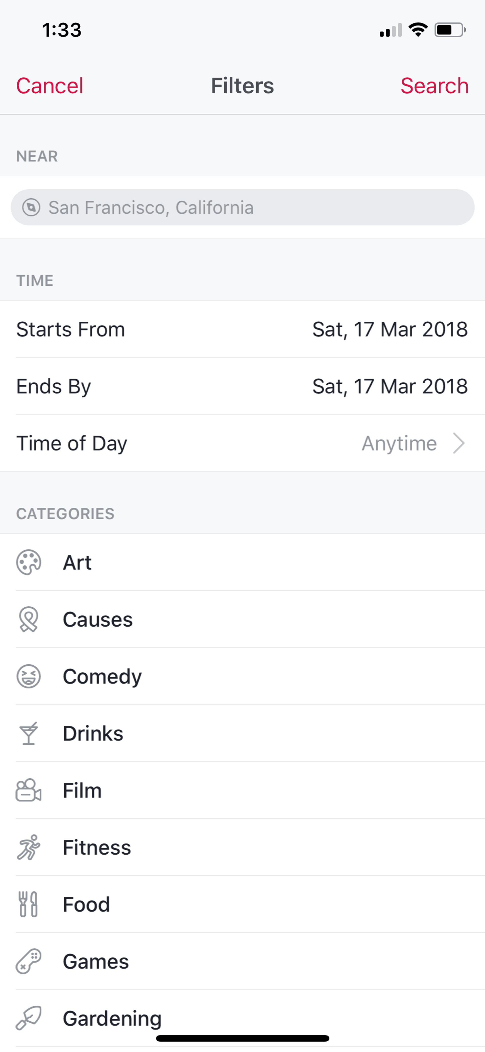 Facebook Local iOS Social Networking interface screenshot 15