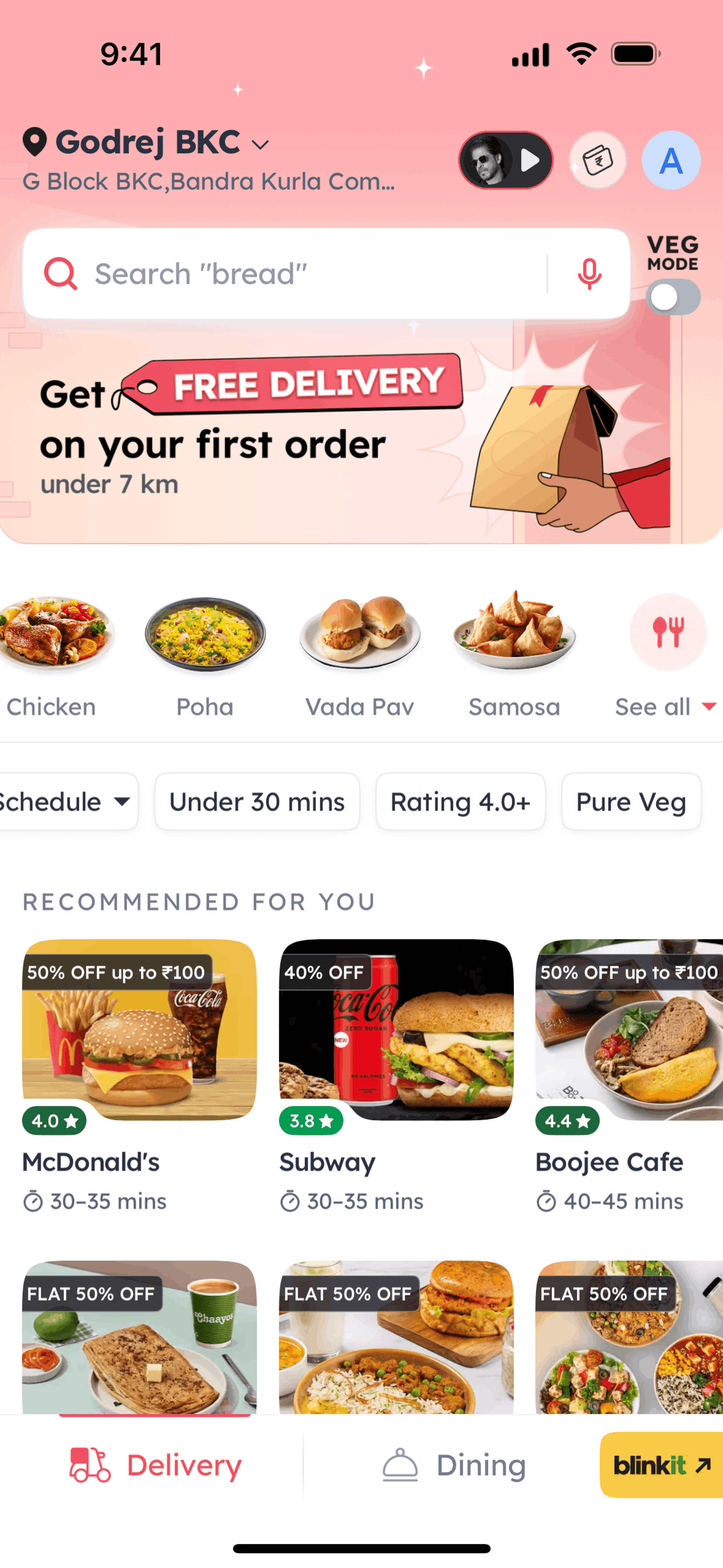 Zomato iOS Food & Drink interface screenshot 18