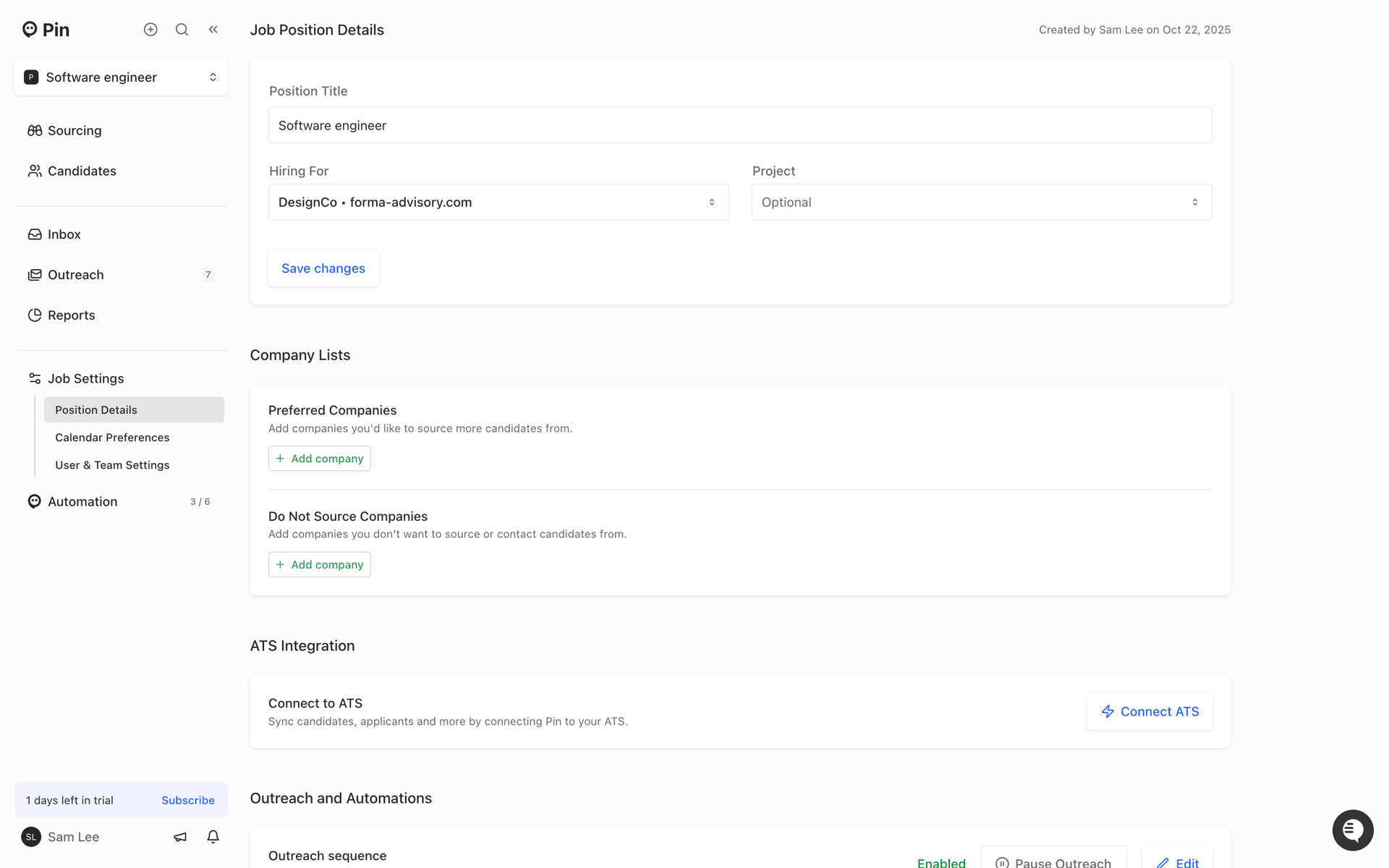 Pin Web AI interface screenshot 12