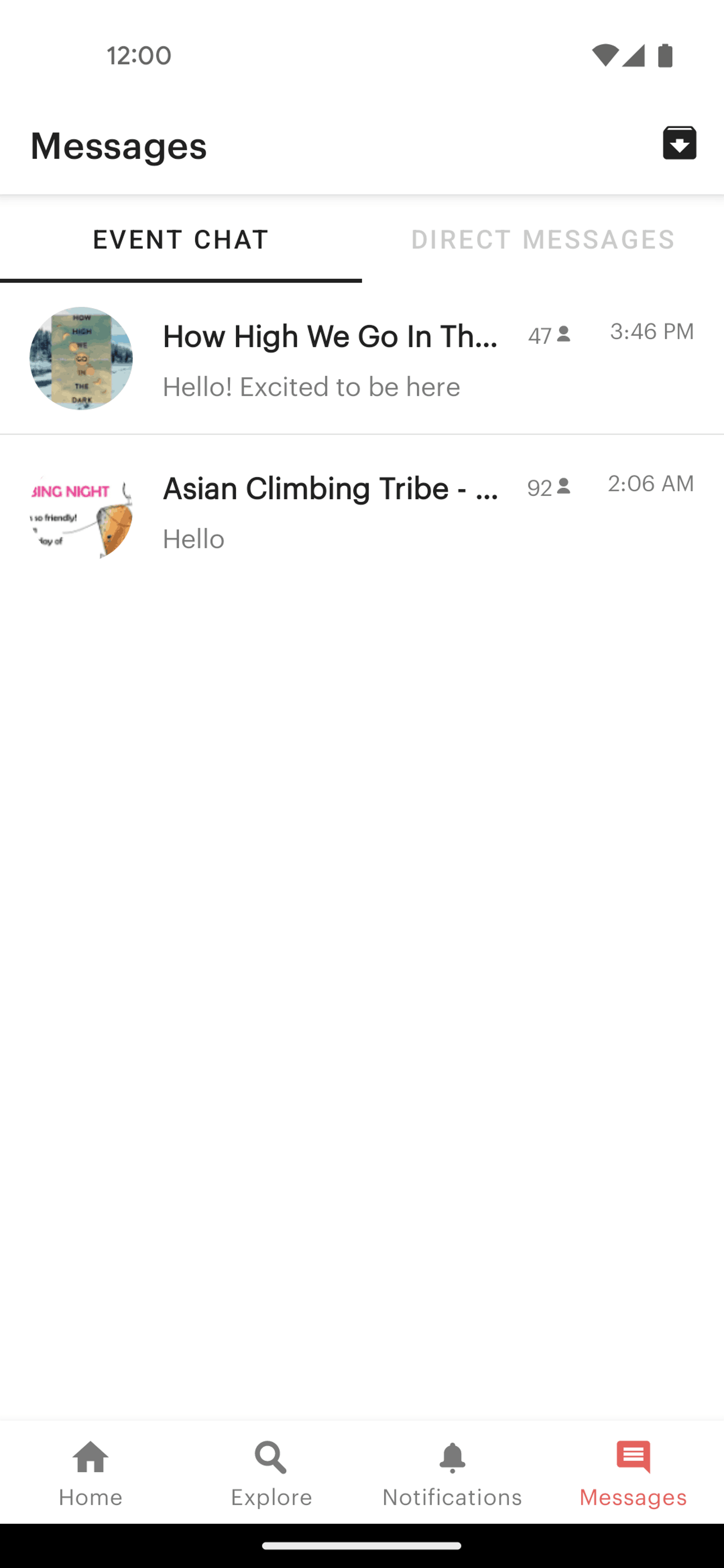 Meetup Android Social Networking interface screenshot 22