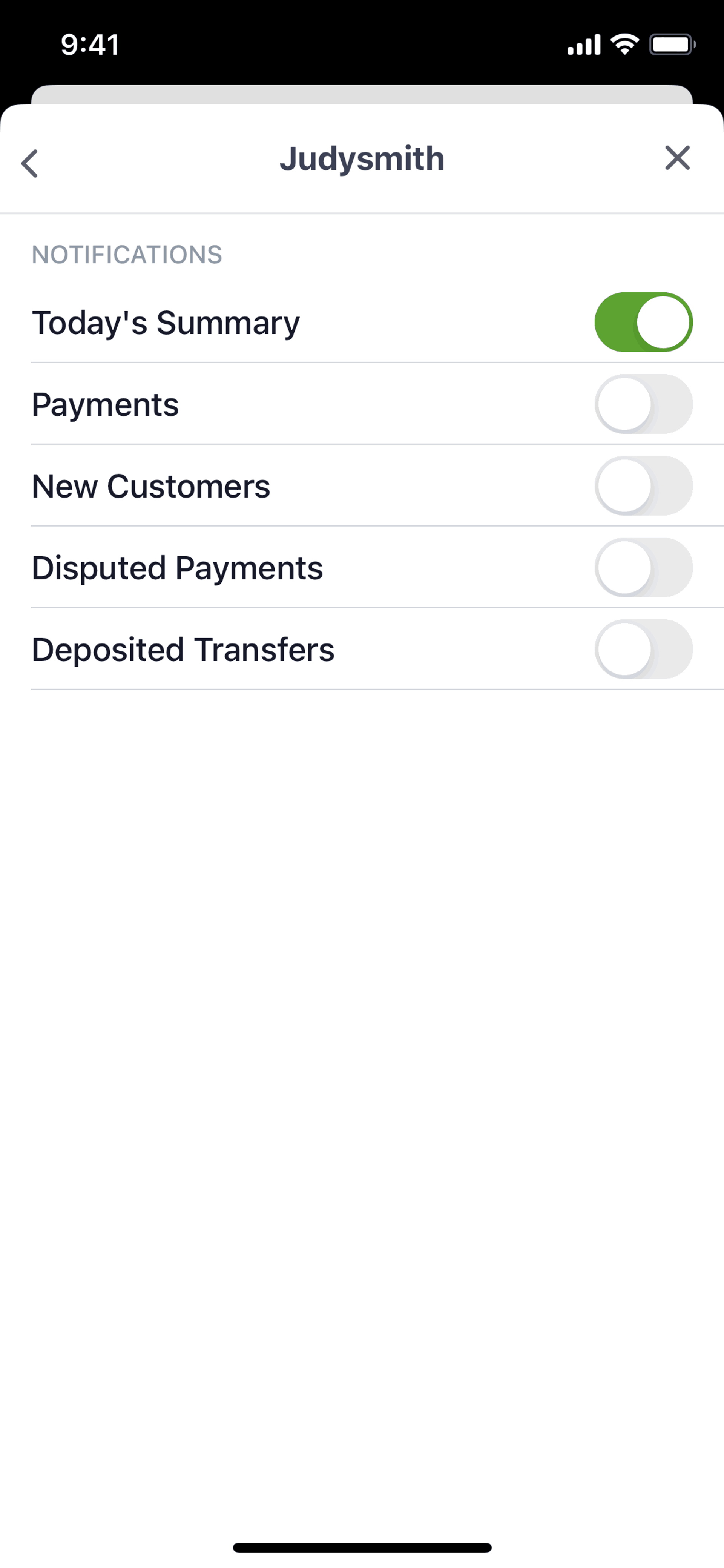 Stripe Dashboard iOS Finance interface screenshot 20