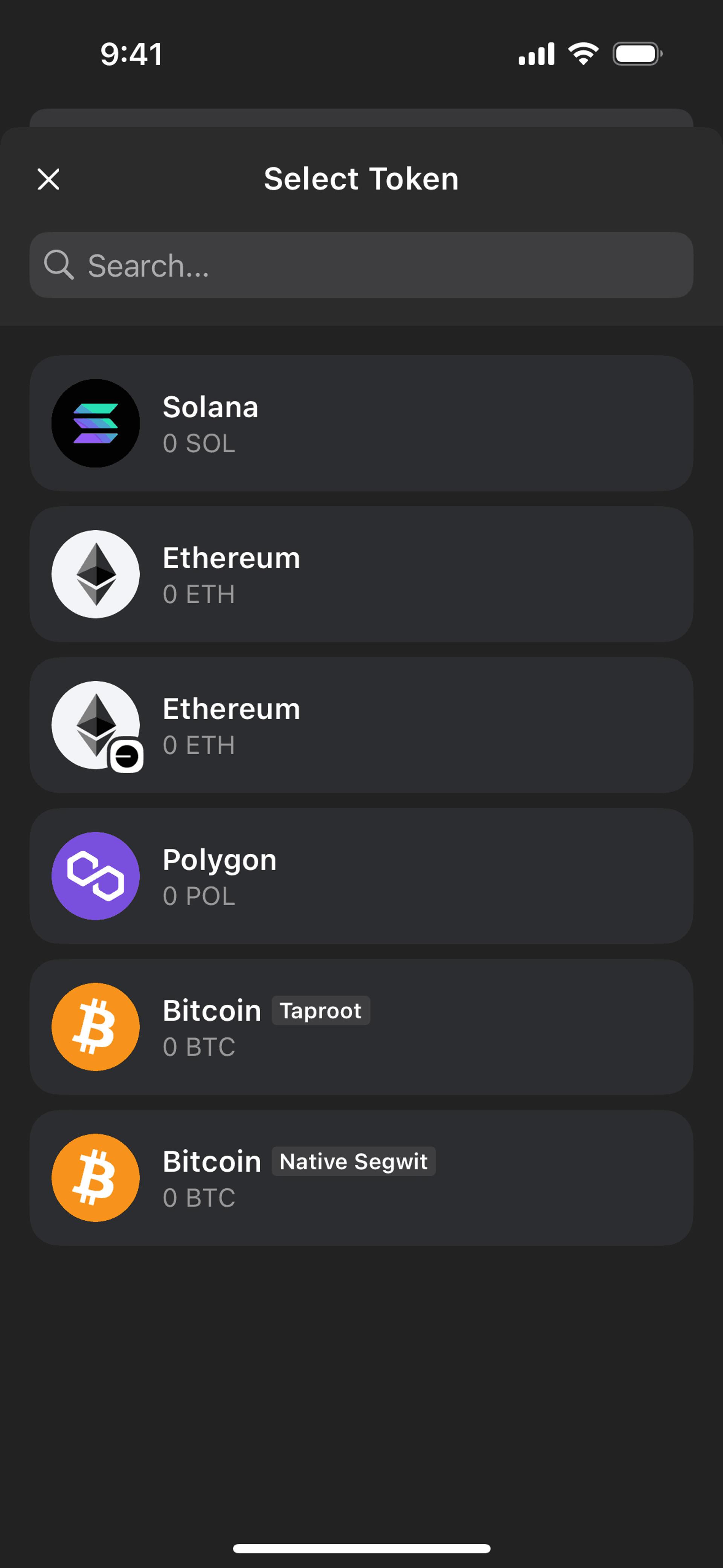 Phantom iOS Crypto & Web3 interface screenshot 24