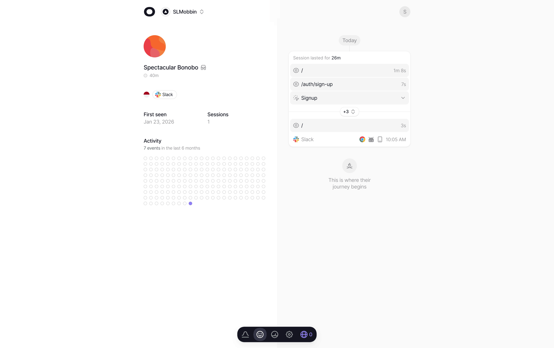 Visitors Web Business interface screenshot 9