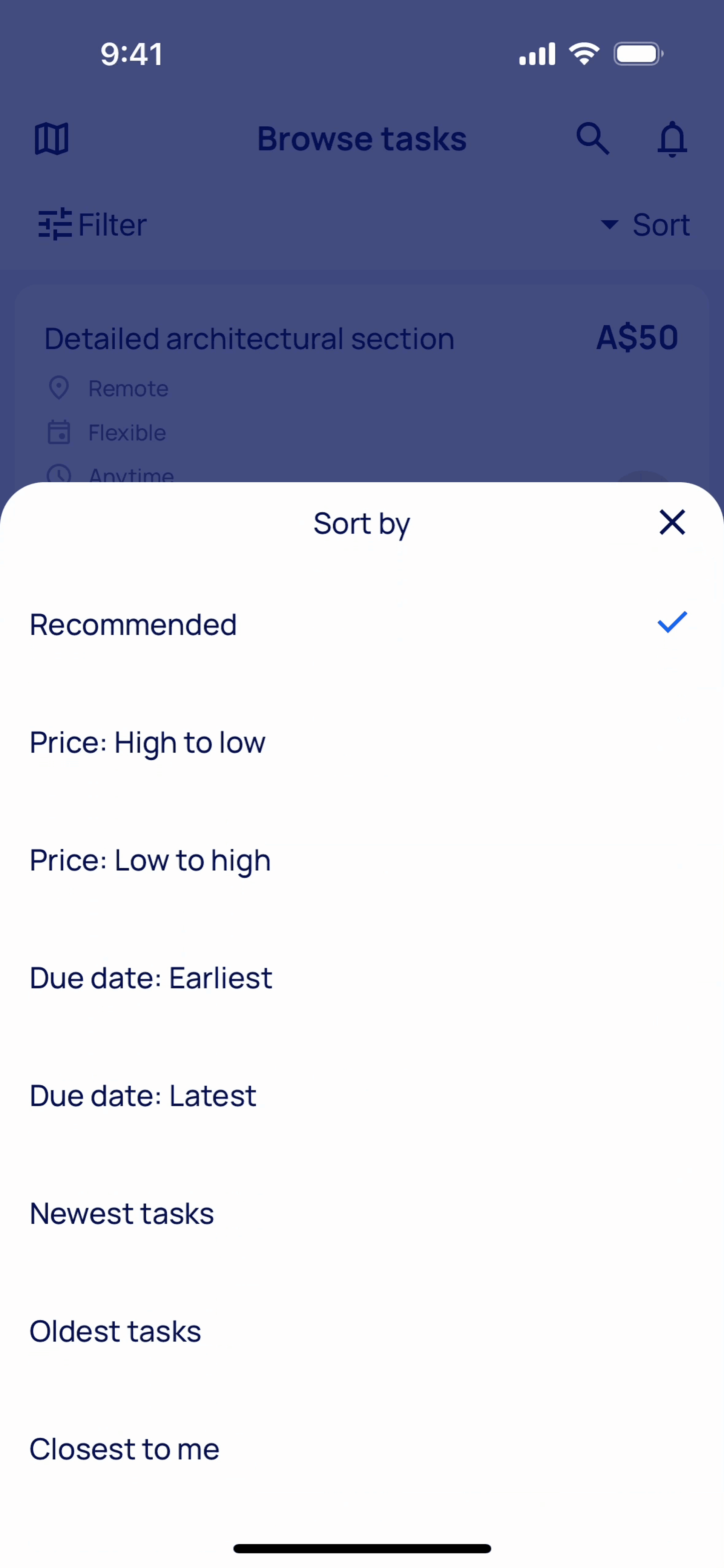 Airtasker iOS Jobs & Recruitment interface screenshot 15