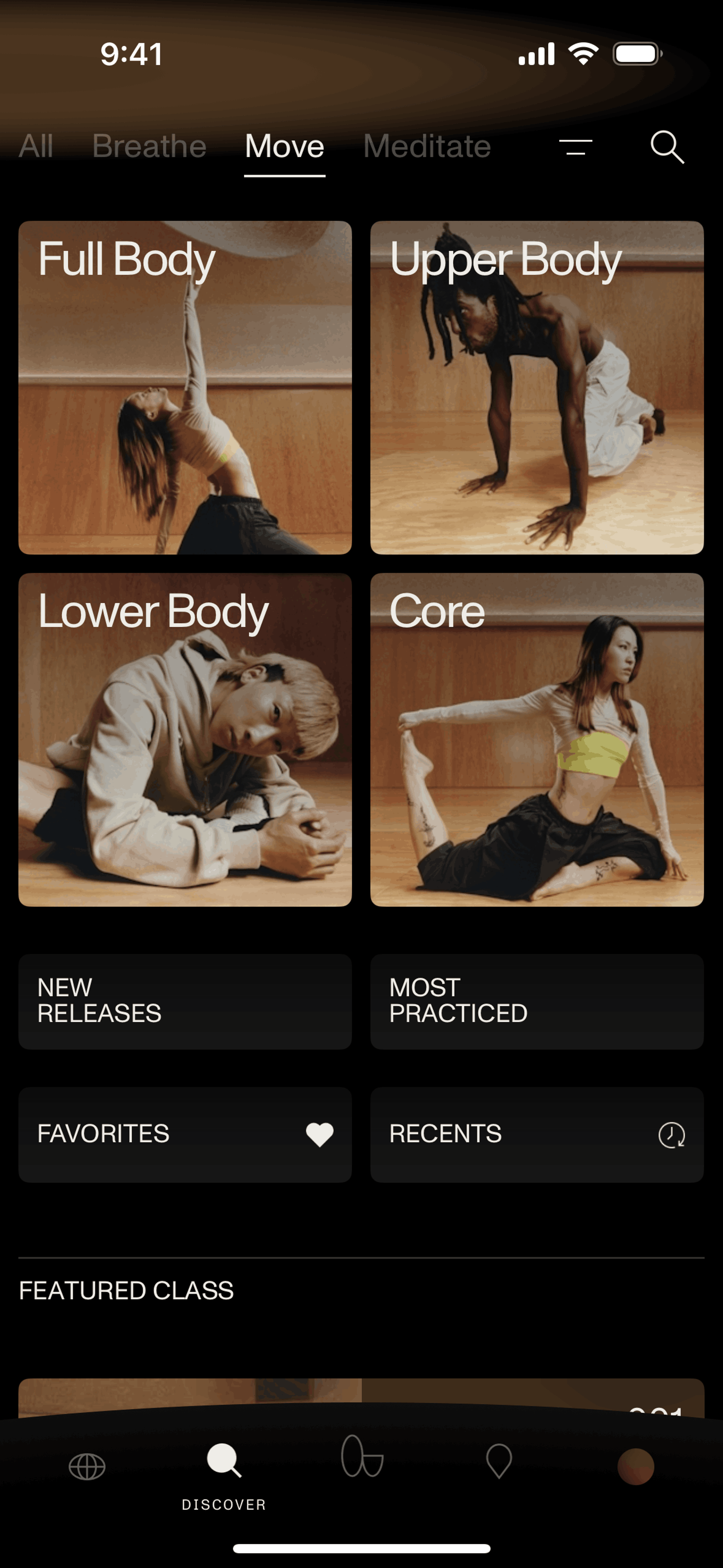 Open iOS Health & Fitness interface screenshot 8