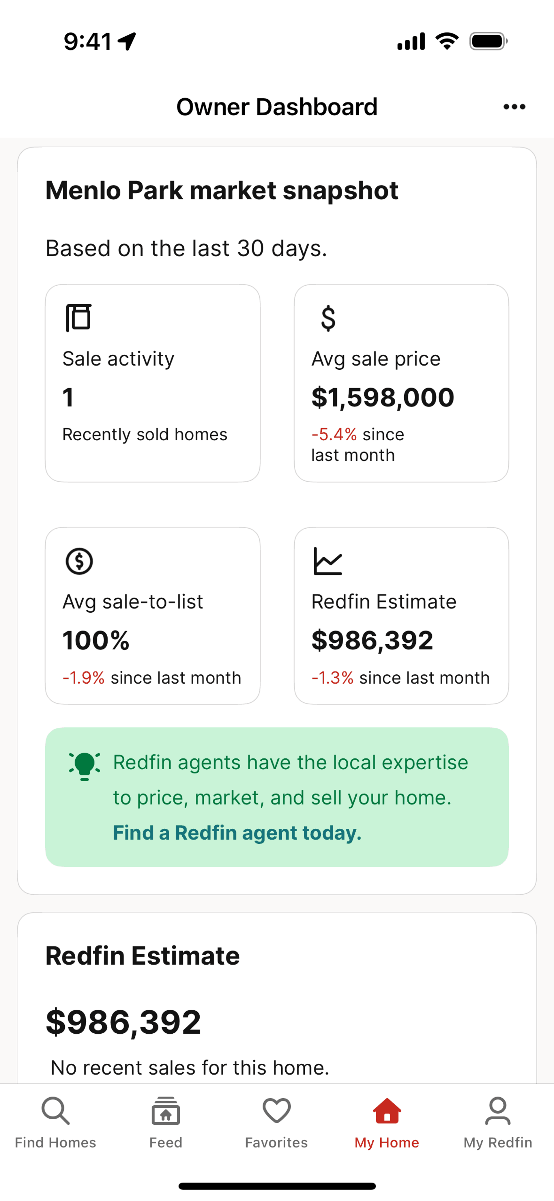 Redfin iOS Real Estate interface screenshot 14