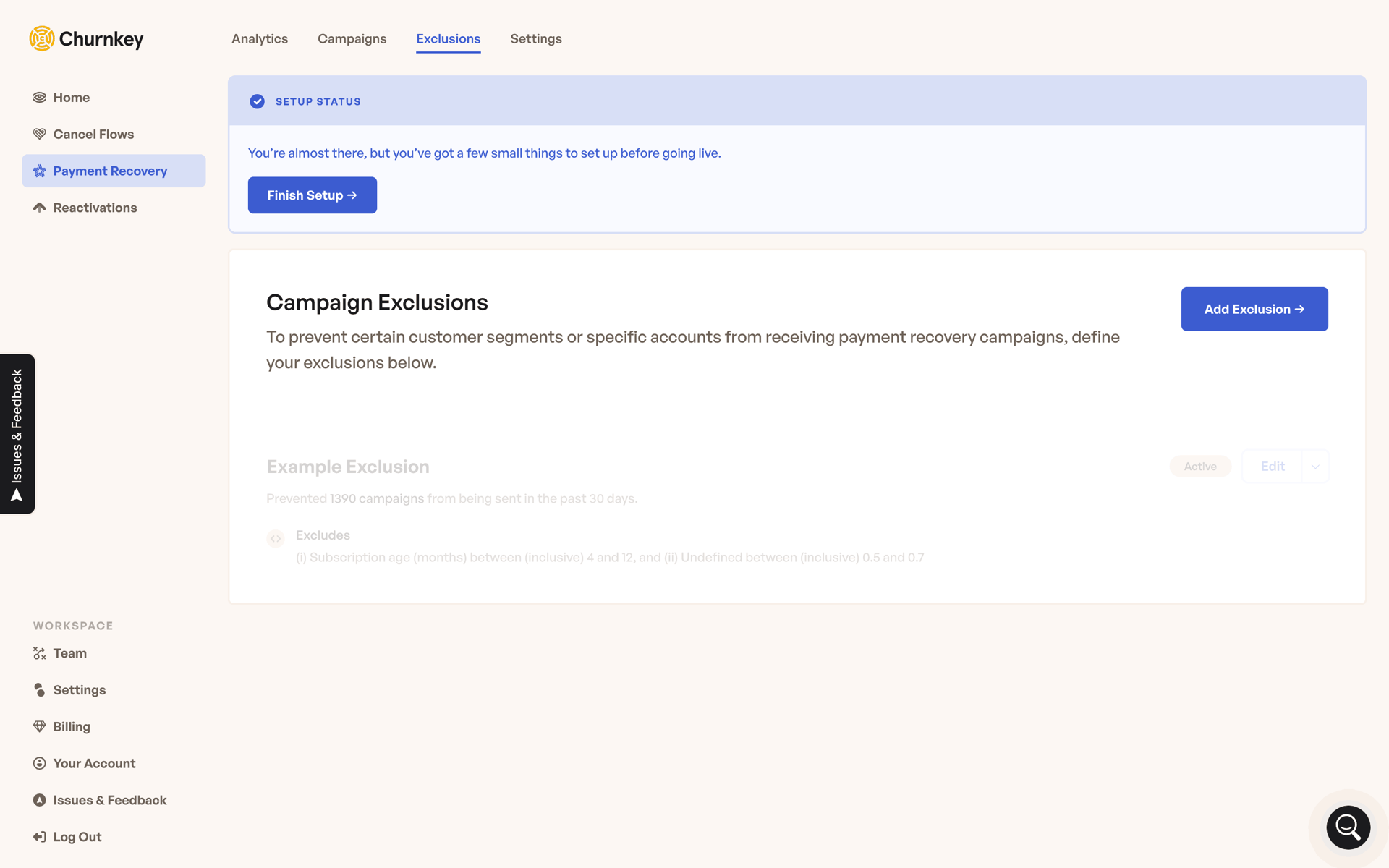 Churnkey Web Business interface screenshot 14