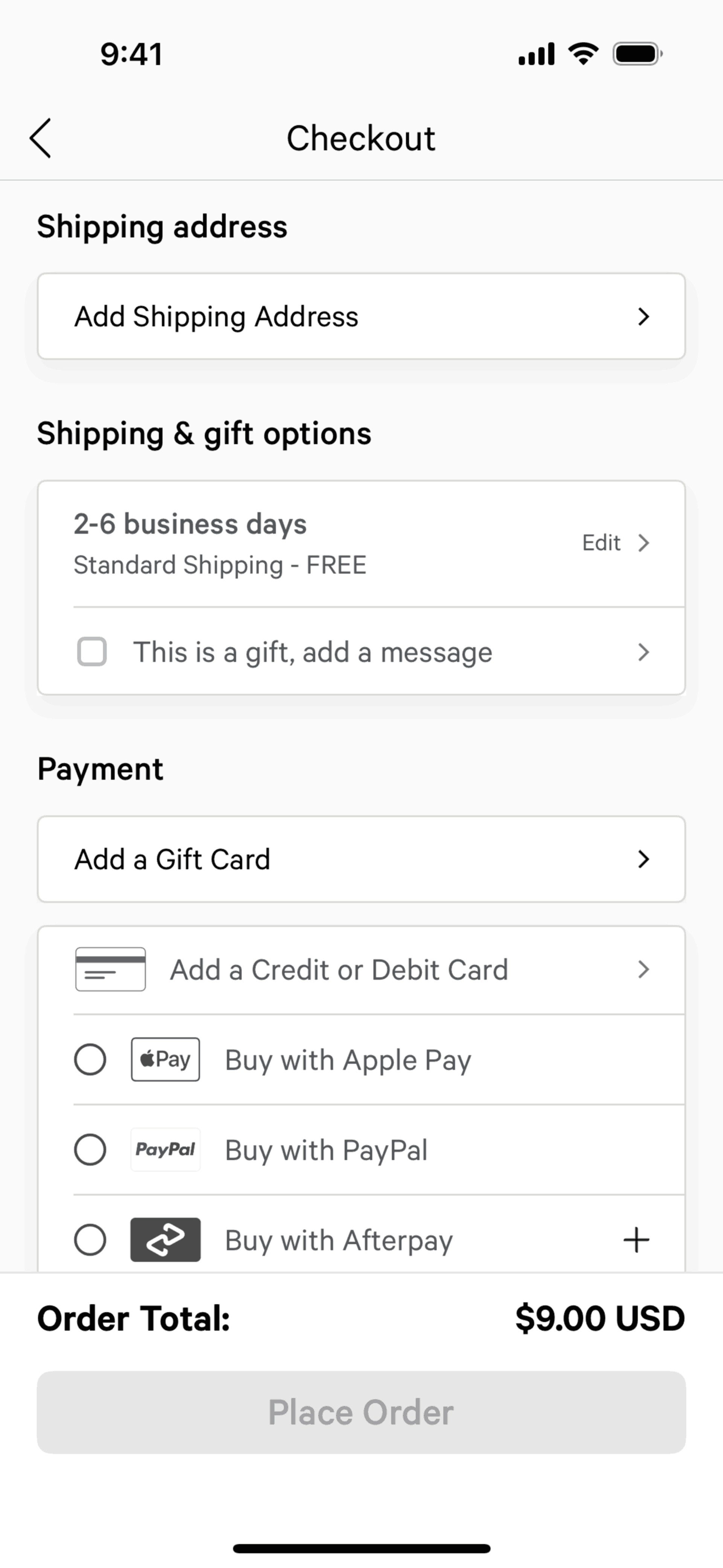 lululemon iOS Shopping interface screenshot 20