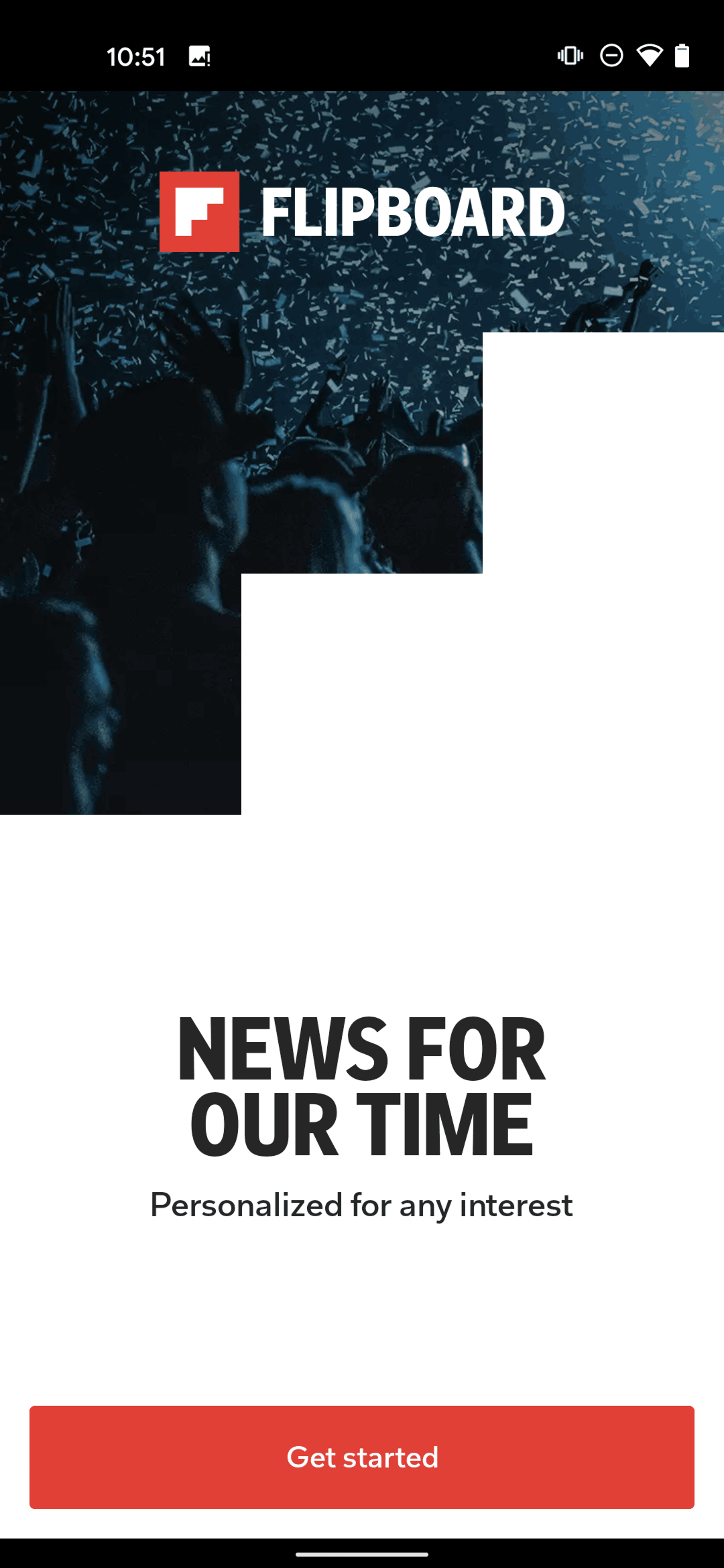 Flipboard Android News interface screenshot 1