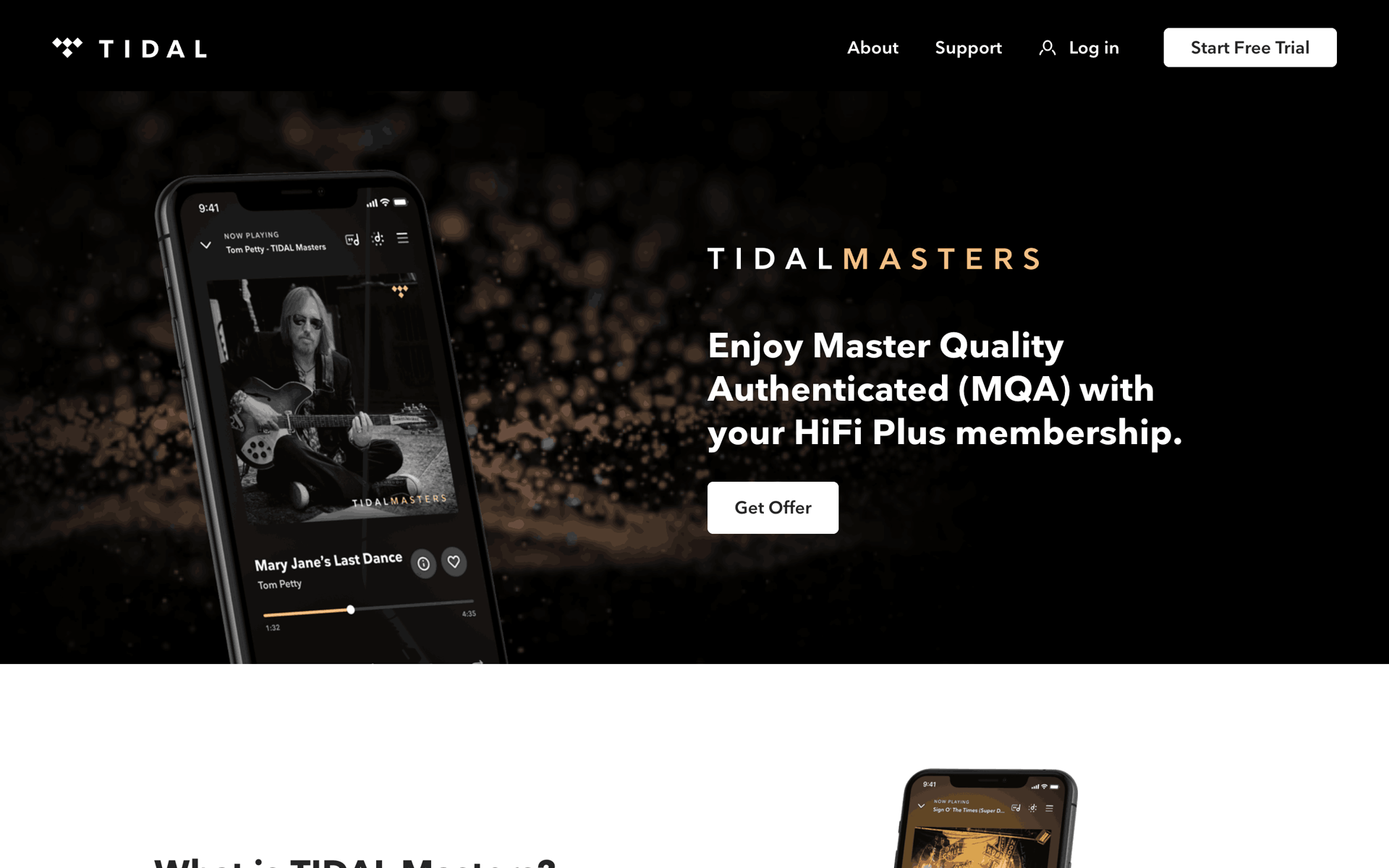 TIDAL Web Music & Audio interface screenshot 23