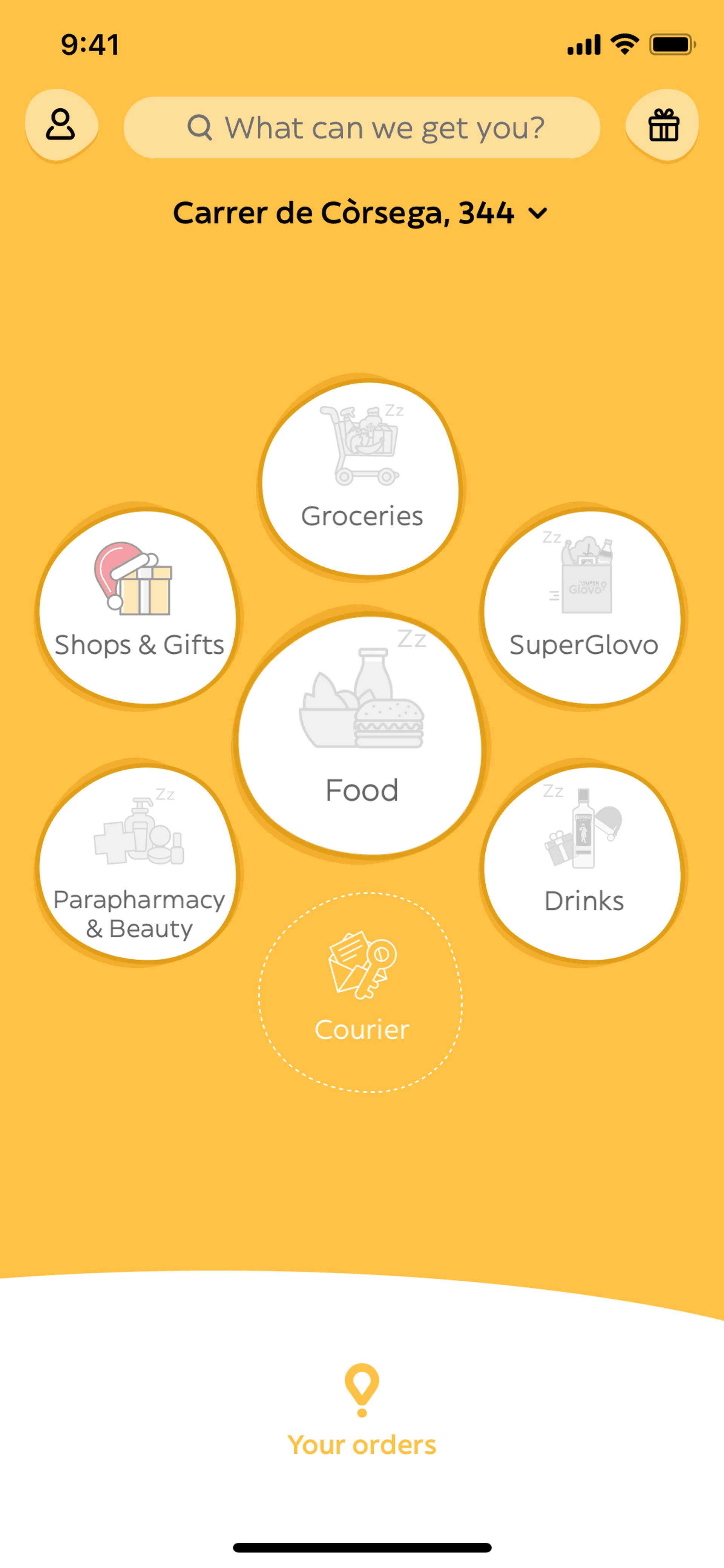 Glovo iOS Lifestyle interface screenshot 3