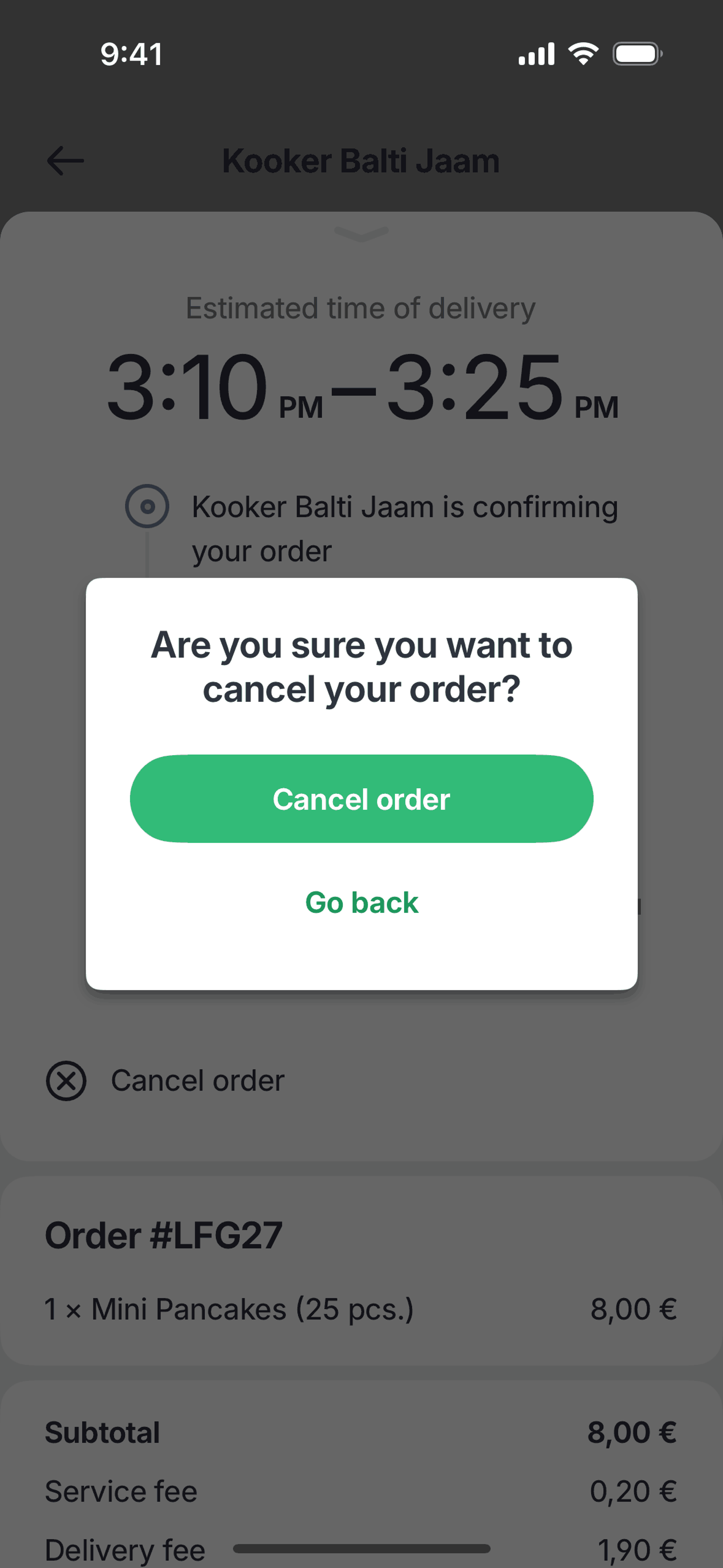 Bolt Food iOS Food & Drink interface screenshot 6