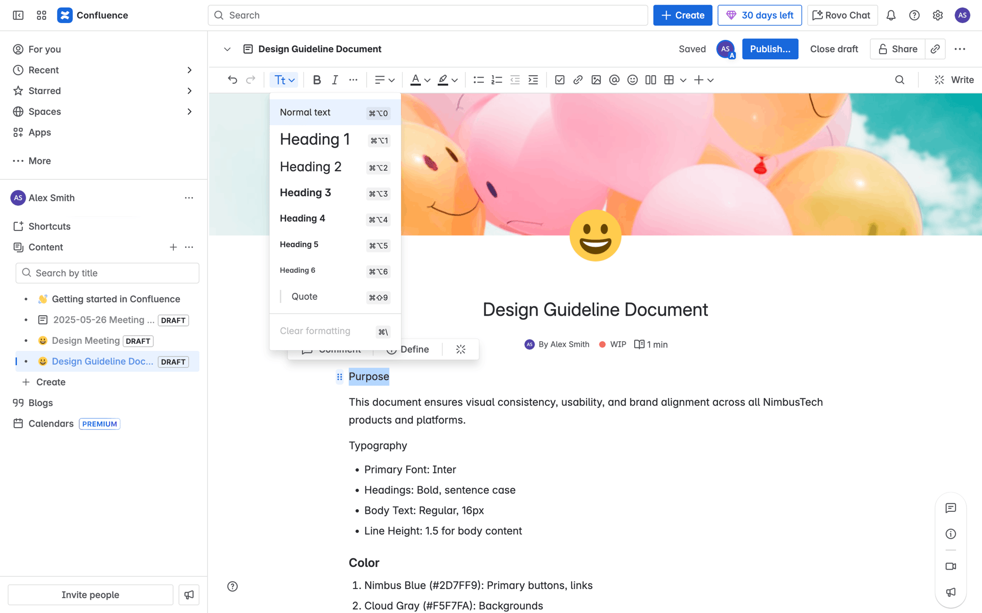 Confluence Web Collaboration interface screenshot 13
