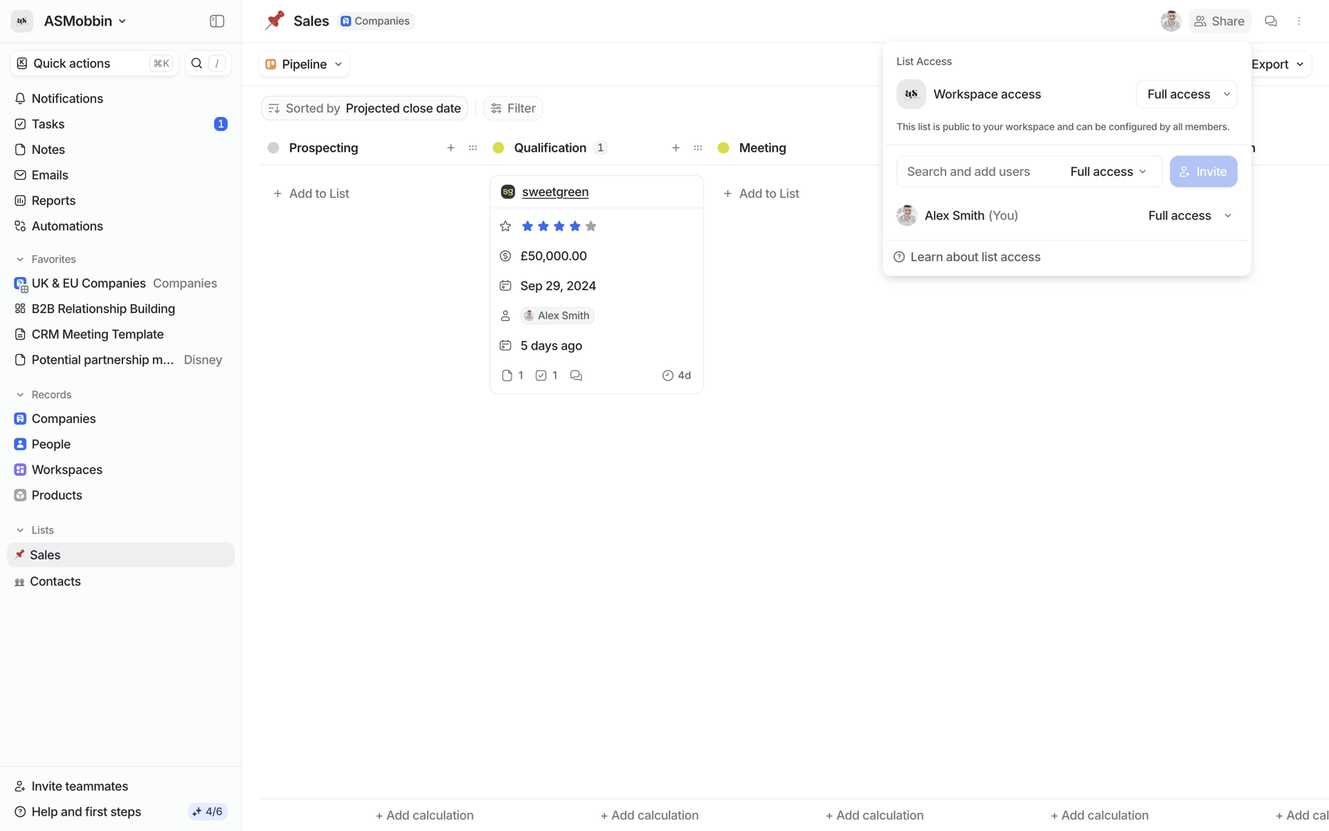 Attio Web Productivity interface screenshot 15