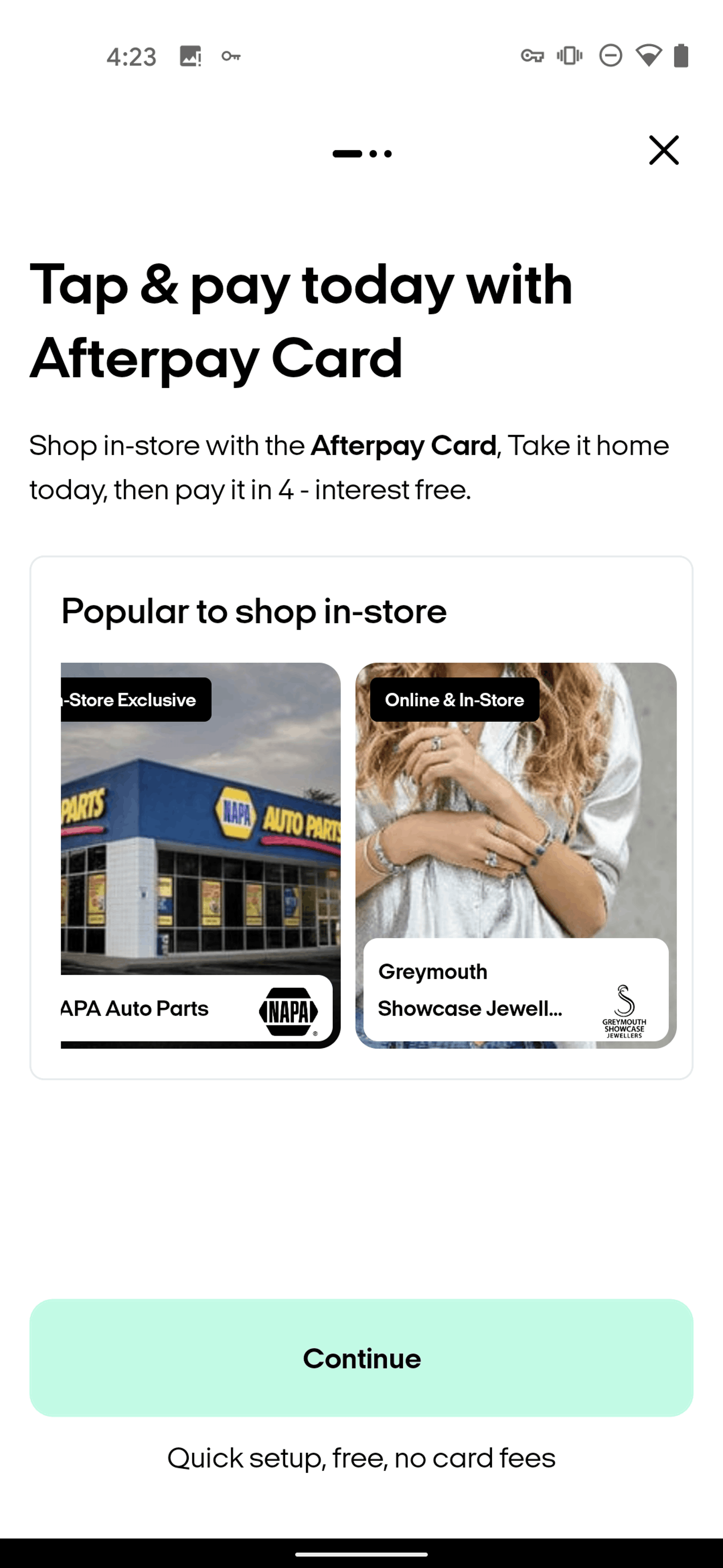 Afterpay Android Shopping interface screenshot 17