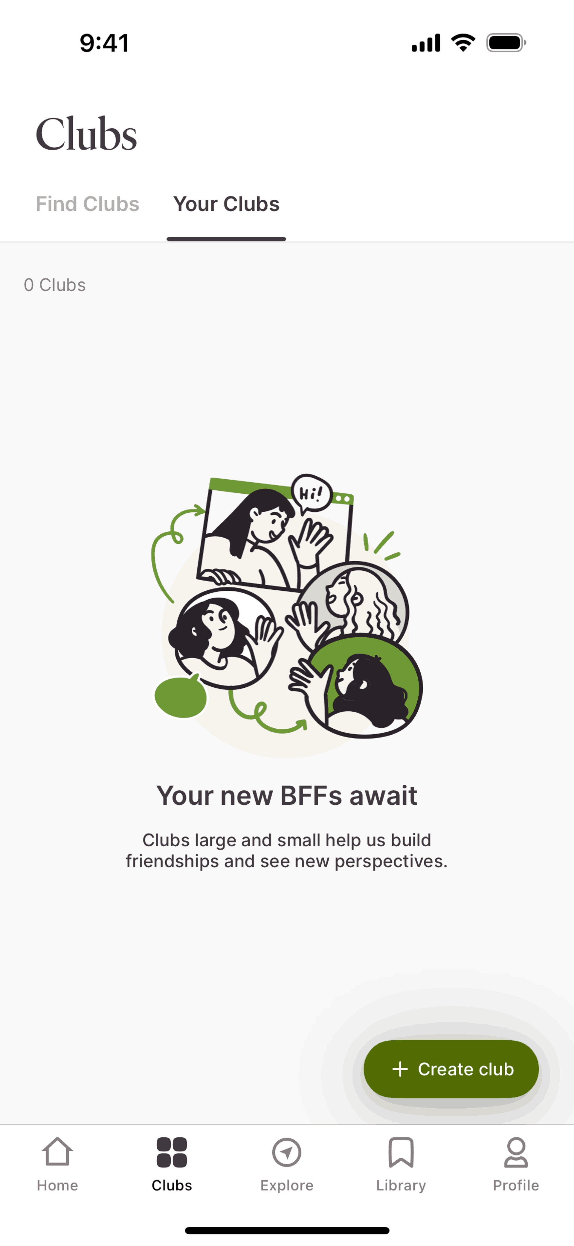 Fable iOS Social Networking interface screenshot 6
